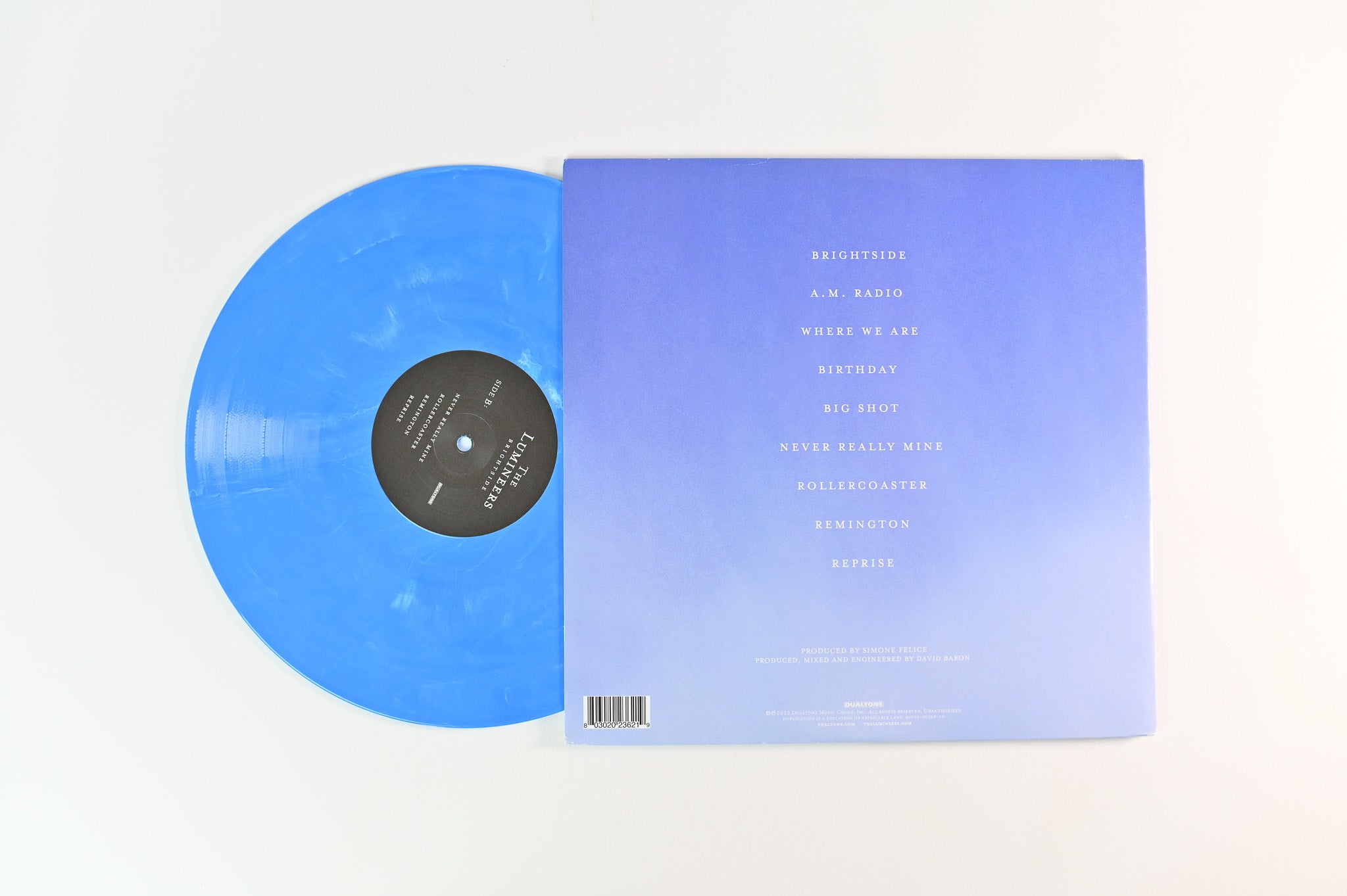 The Lumineers - Brightside on Dualtone - Blue Vinyl