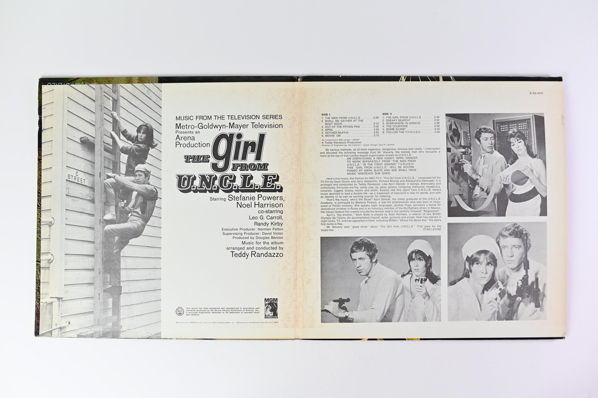 Teddy Randazzo - The Girl From U.N.C.L.E. (Music From The Television Series) on MGM Records