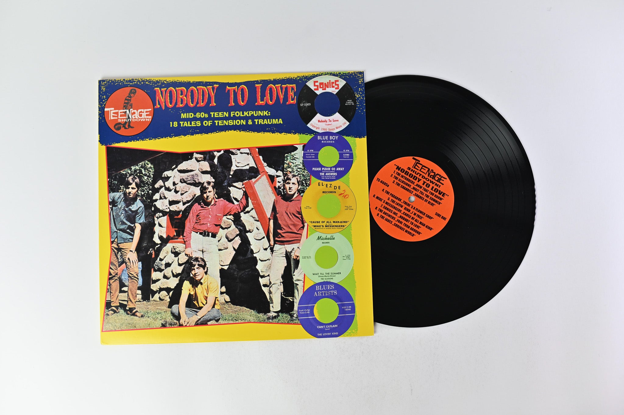 Various - Nobody To Love (Mid-60s Teen Folkpunk: 18 Tales Of Tension & Trauma) on Teenage Shutdown!