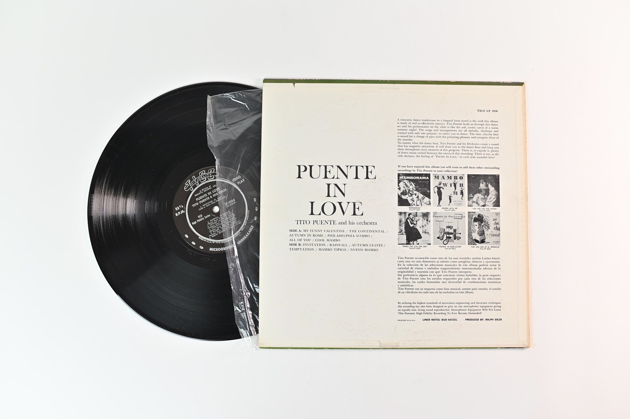 Tito Puente And His Orchestra - Puente In Love on Tico Records