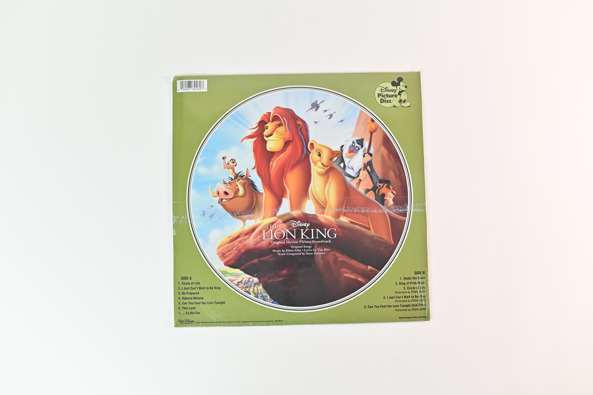 Various - The Lion King (Original Motion Picture Soundtrack) on Walt Disney Records - Sealed Picture Disc