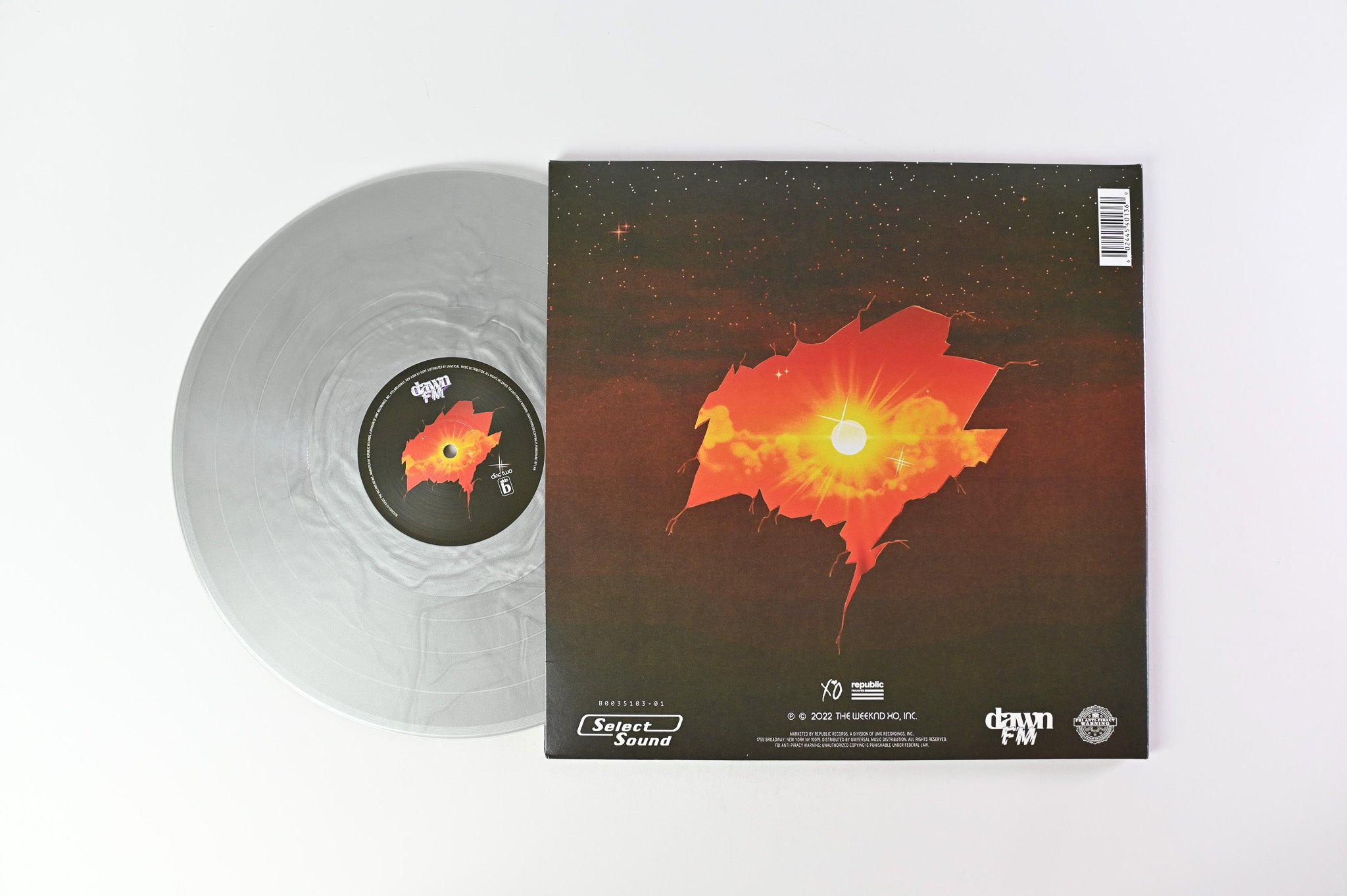 The Weeknd - Dawn FM on XO Ltd Silver Vinyl