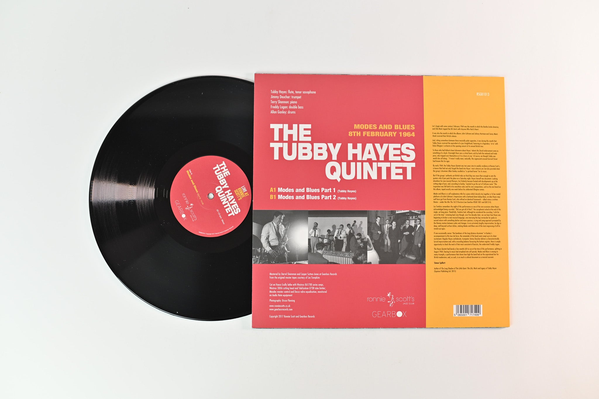 The Tubby Hayes Quintet - Live At Ronnie Scott´s on Gearbox Records