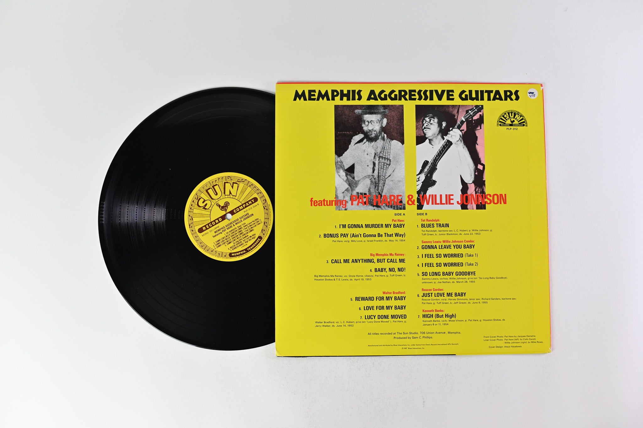 Various - Memphis Aggressive Guitars Vol.1 on Sun / P-Vine Records - Japanese Pressing