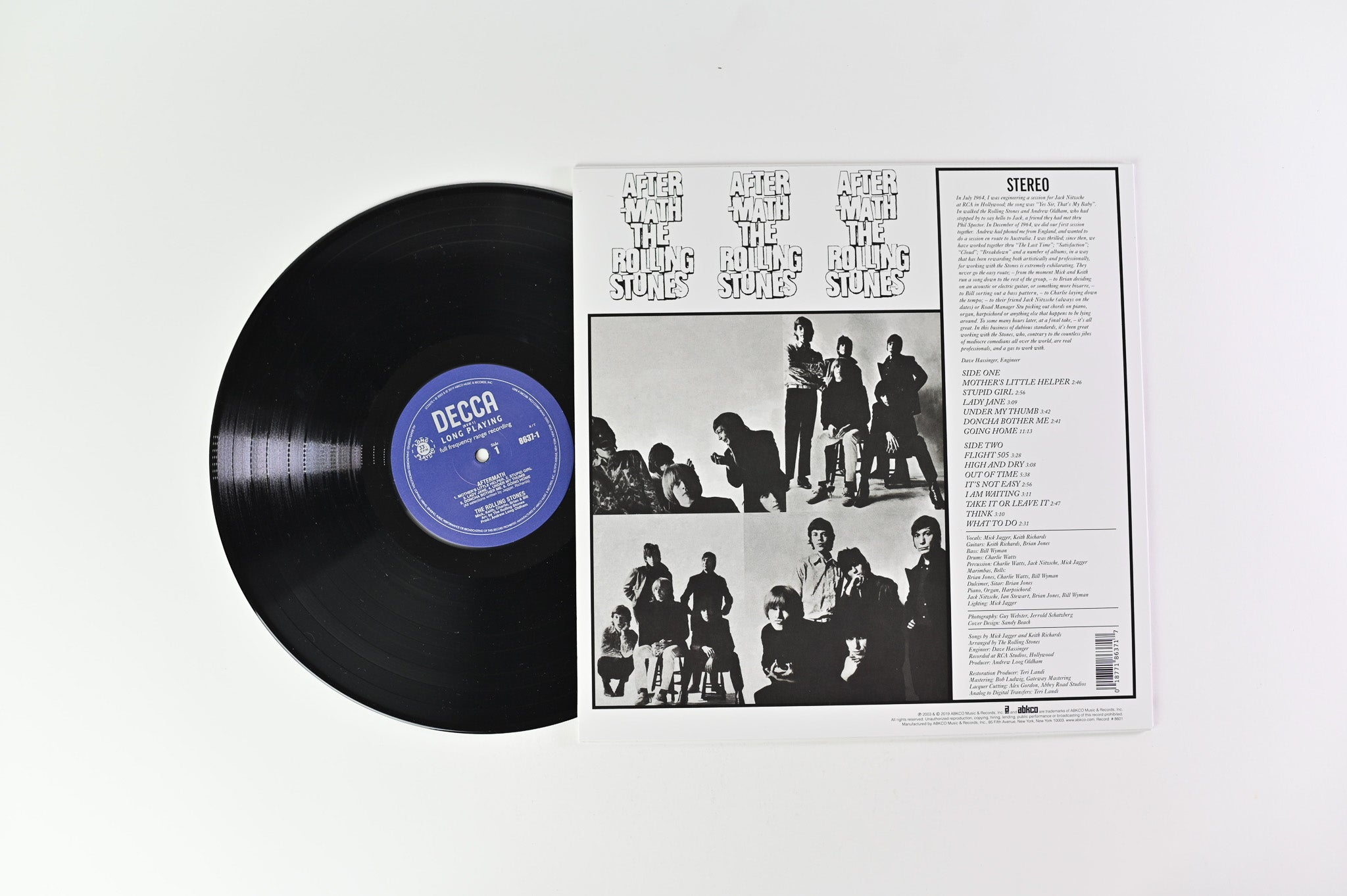 The Rolling Stones - Aftermath on ABKCO Decca 180 Gram Reissue