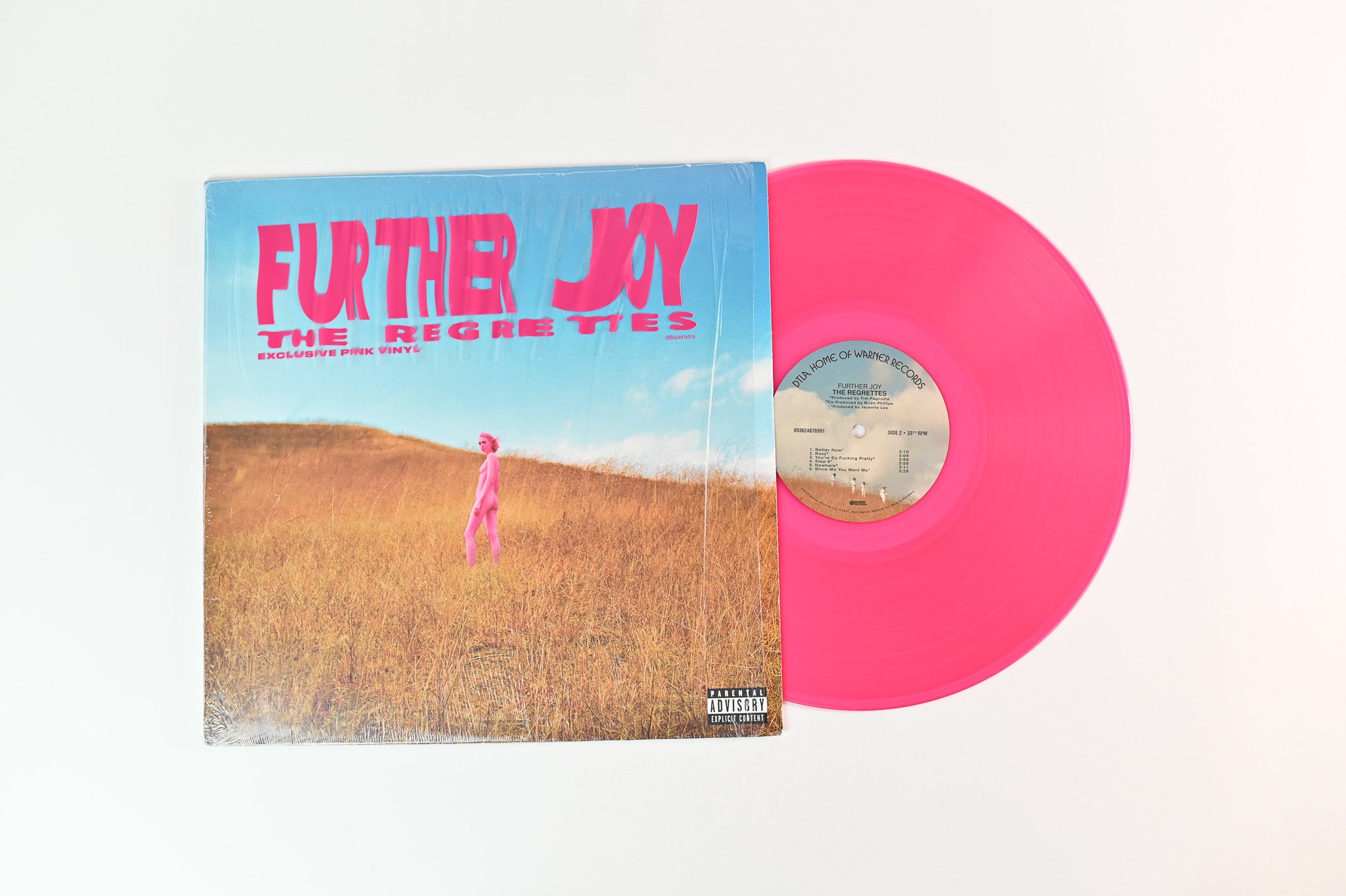 The Regrettes - Further Joy on Warner Records - Pink Vinyl