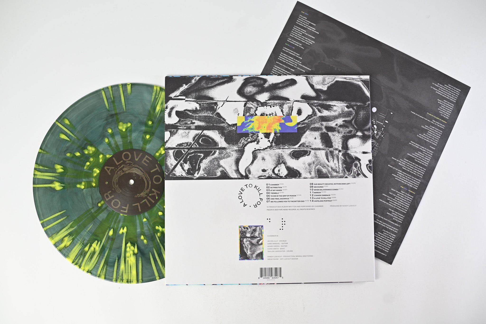 Chamber - A Love To Kill For on Pure Noise Records - Splatter Vinyl