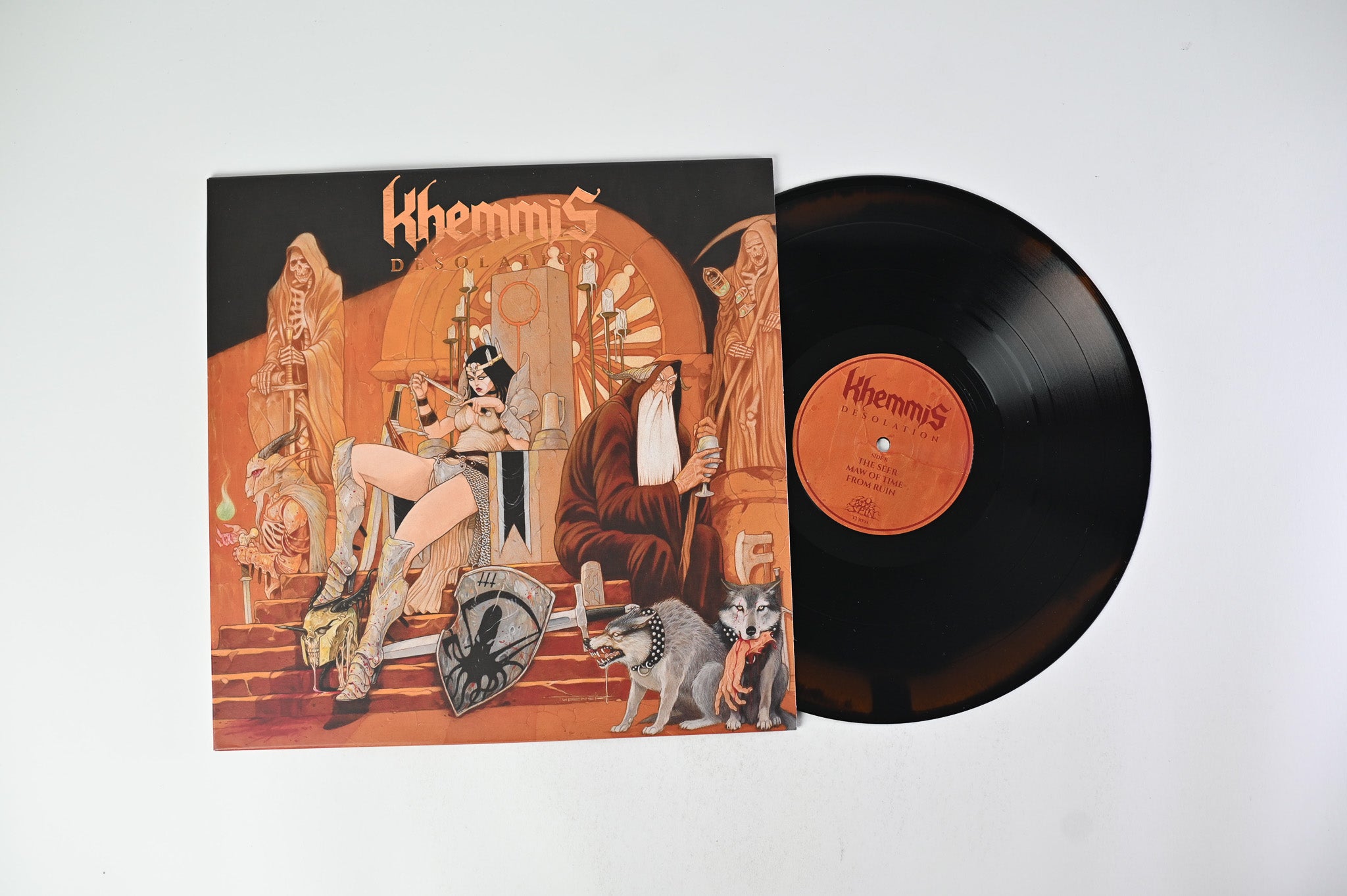 Khemmis - Desolation on 20 Buck Spin - Orange / Black Vinyl