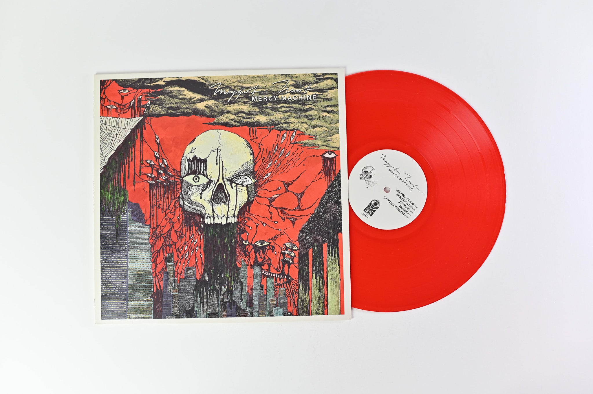 Maggot Heart - Mercy Machine on Rapid Eye Records - Red Vinyl