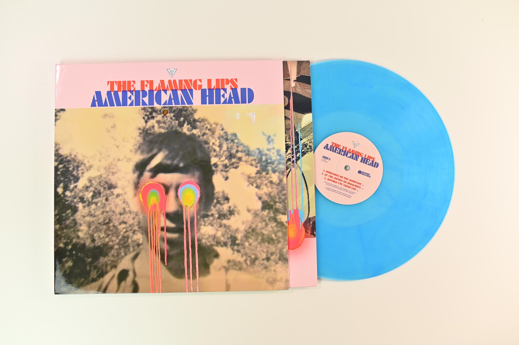 The Flaming Lips - American Head on Warner Teal / Pink Vinyl