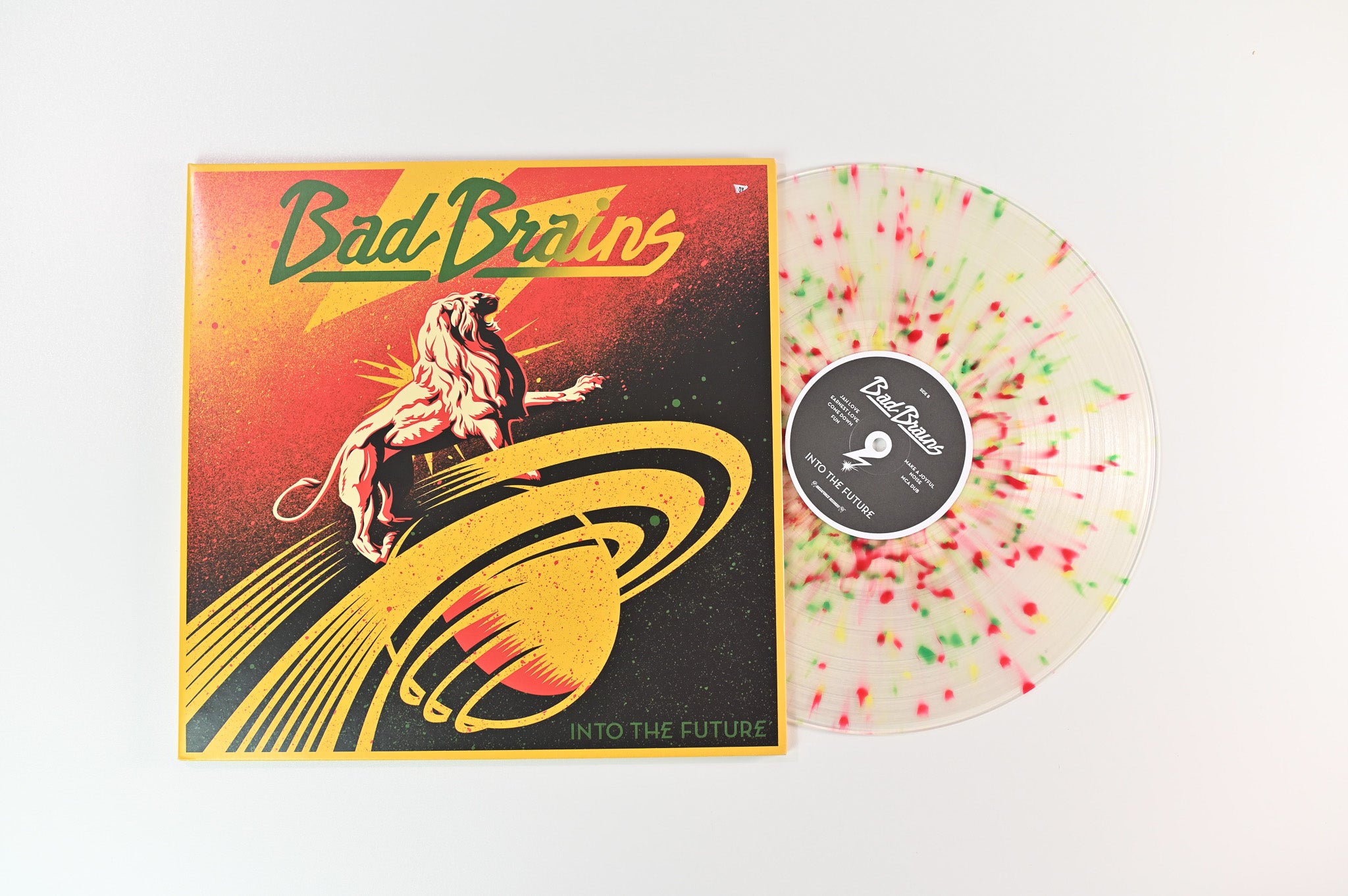 Bad Brains - Into The Future on Megaforce Clear Splatter