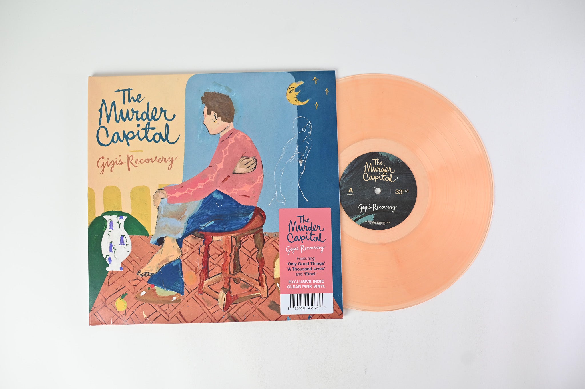 The Murder Capital - Gigi's Recovery on Human Season Records - Clear Pink Vinyl