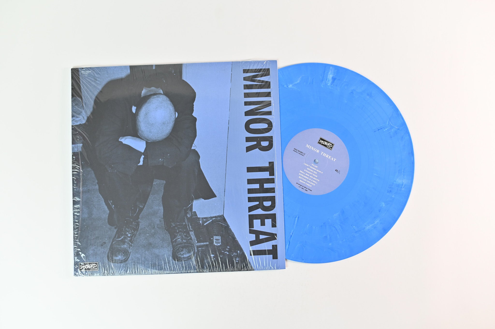 Minor Threat - Minor Threat on Dischord 45 RPM Blue Marbled Reissue