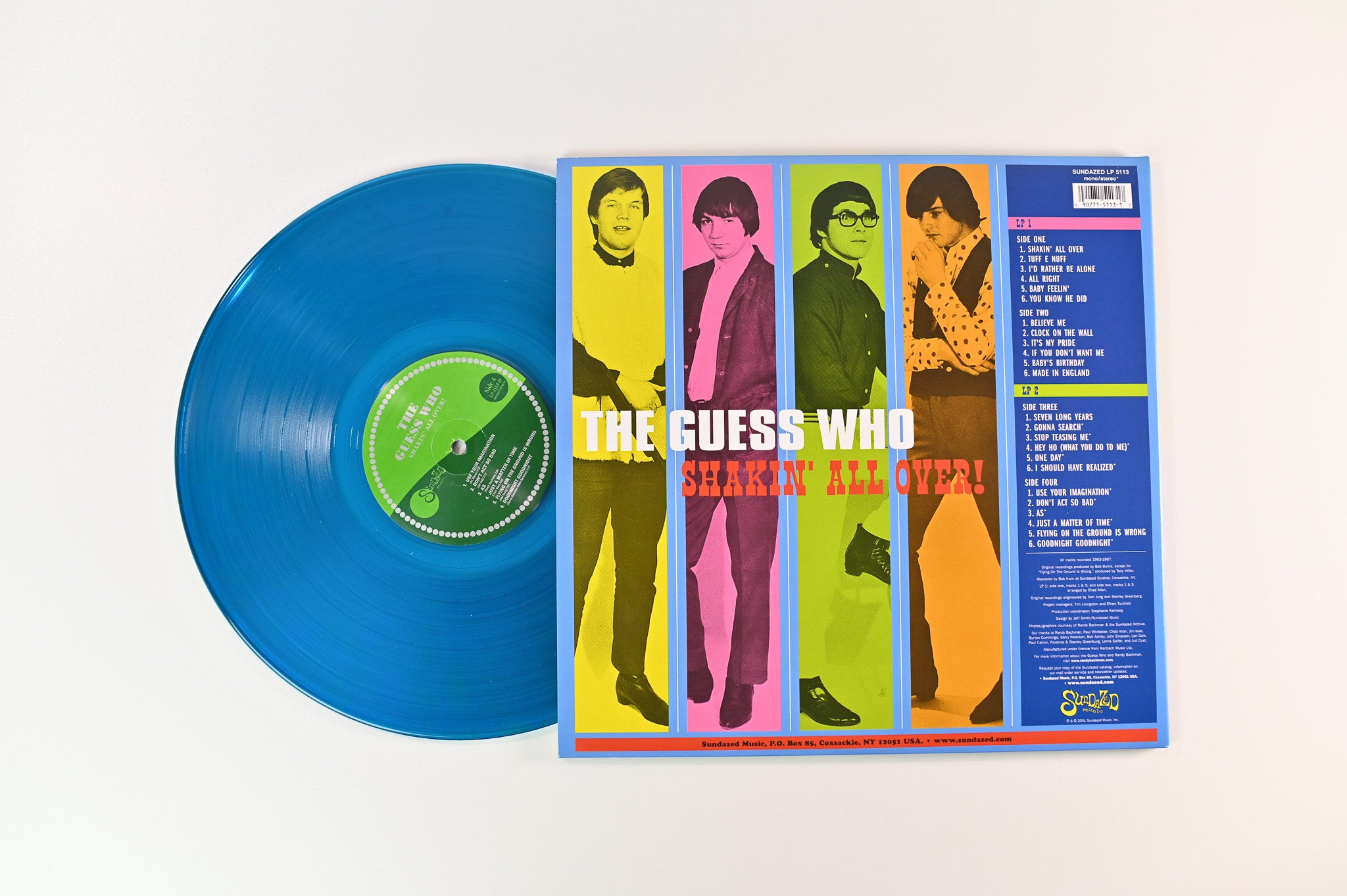 The Guess Who - Shakin' All Over on Sundazed Blue Vinyl