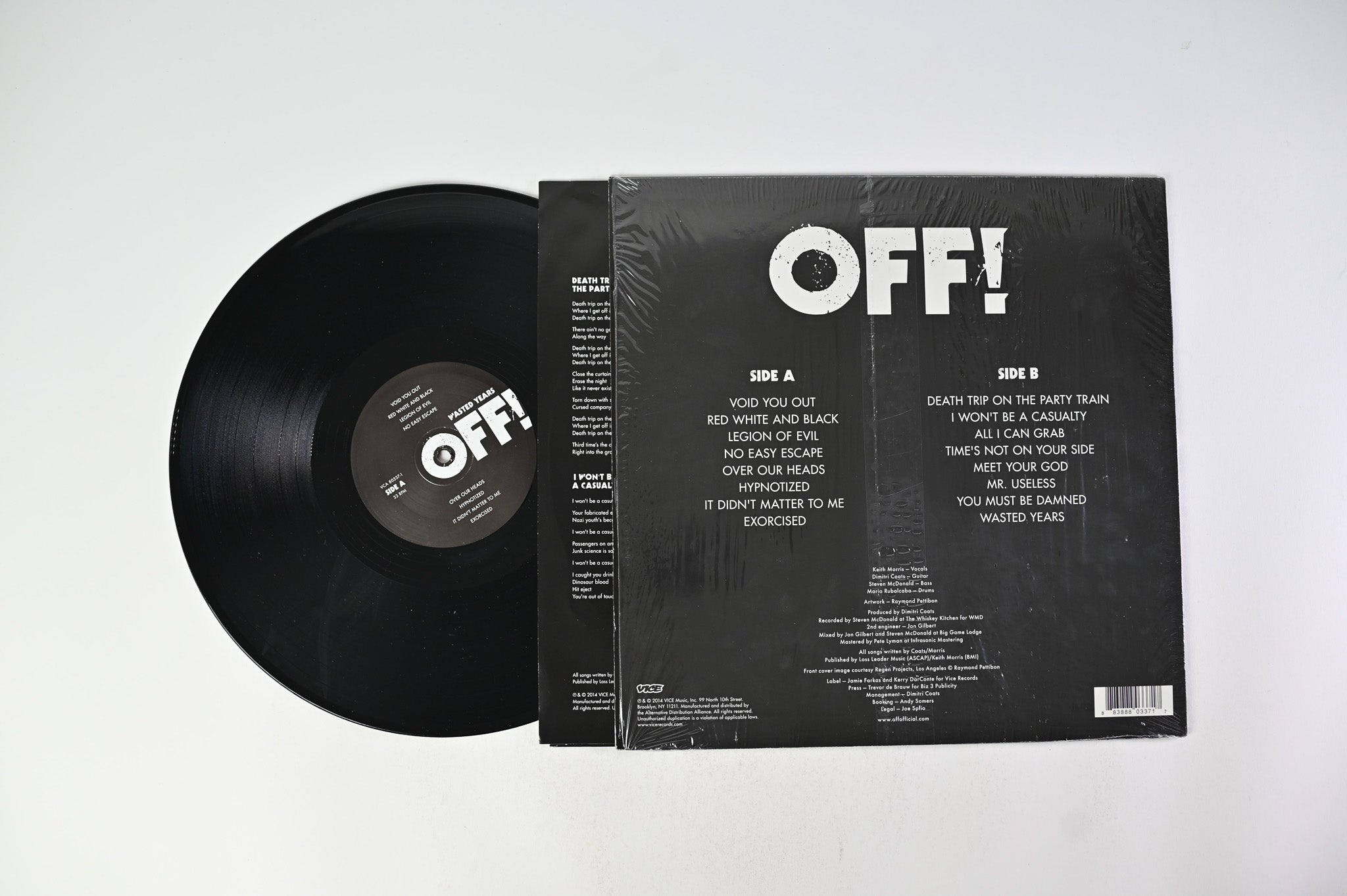 OFF! - Wasted Years on Vice Records