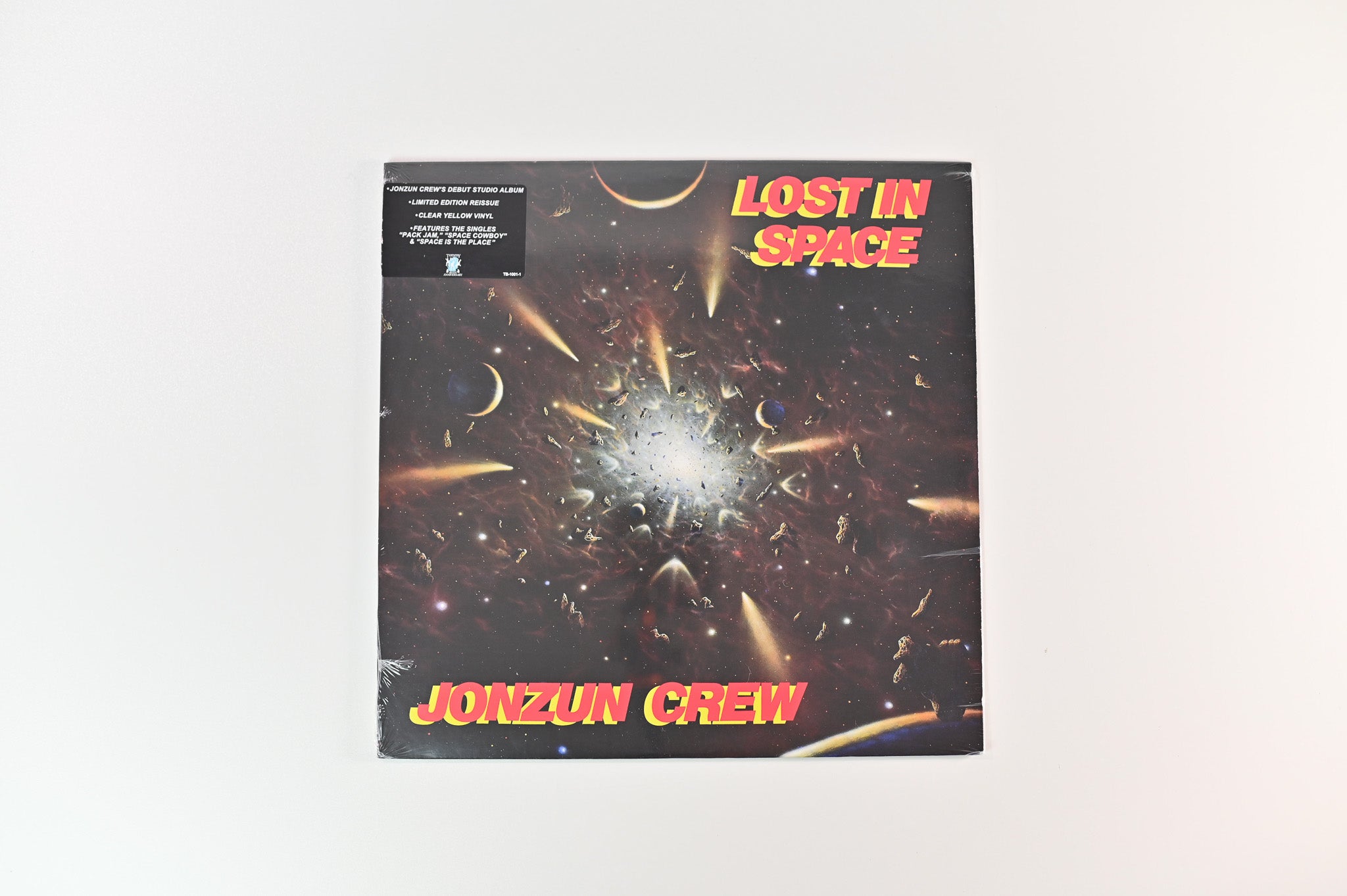 The Jonzun Crew - Lost In Space on Tommy Boy Yellow Vinyl Reissue Sealed