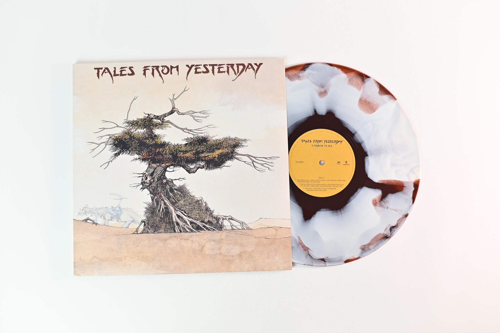 Various - Tales from Yesterday - A Tribute to Yes on Magna Carta White / Brown Vinyl Reissue