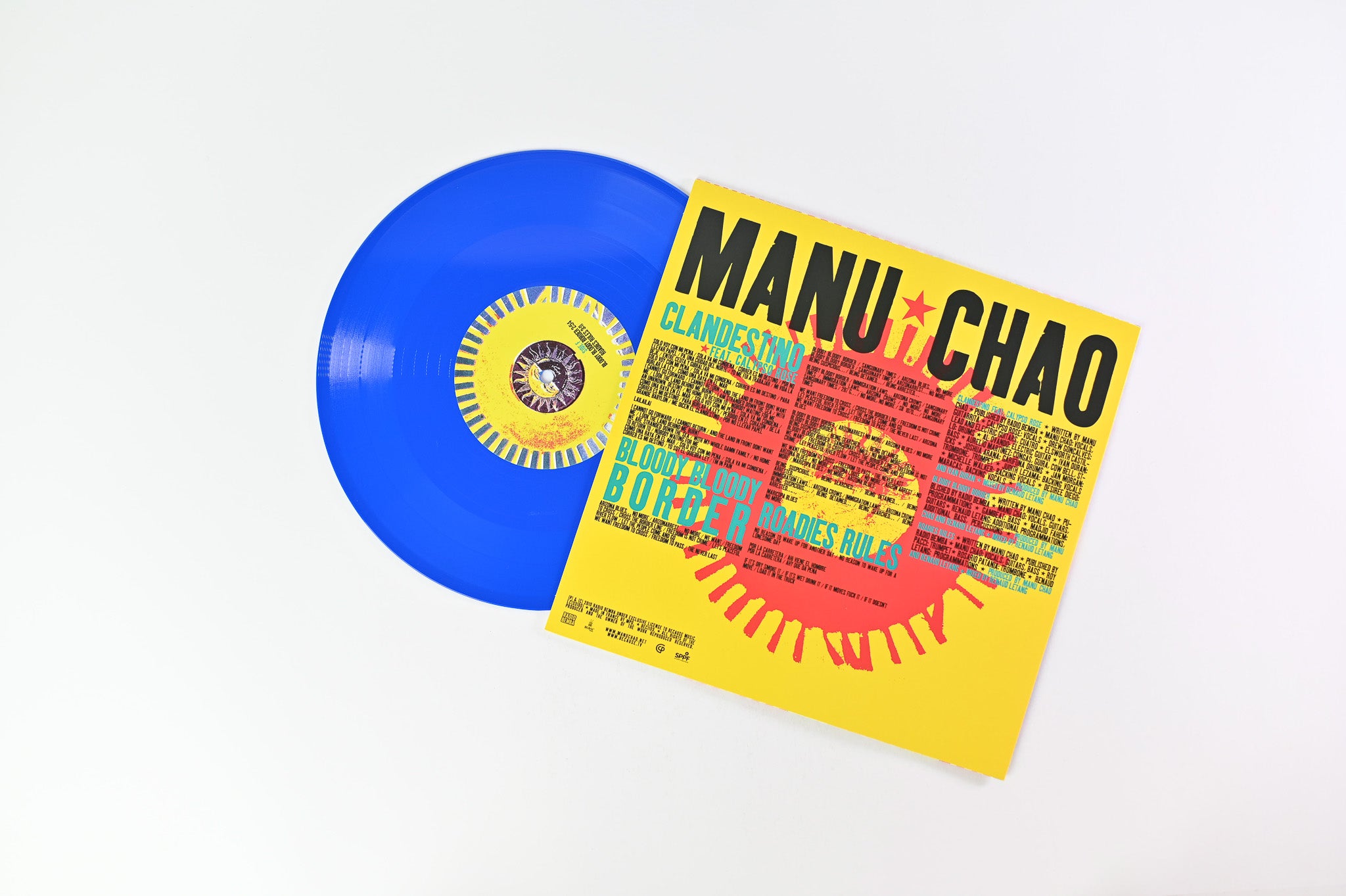 Manu Chao - Clandestino (Esperando La Ultima Ola...) / Bloody Border on Because Music/Radio Bemba Reissue