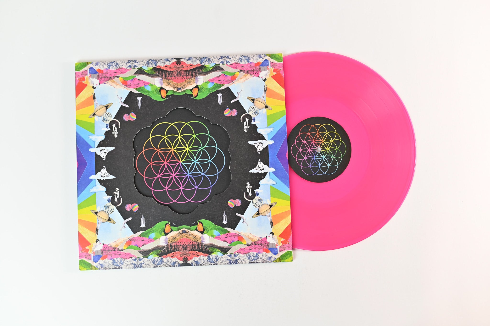 Coldplay - A Head Full Of Dreams on Parlophone Ltd. Pink & Blue Translucent