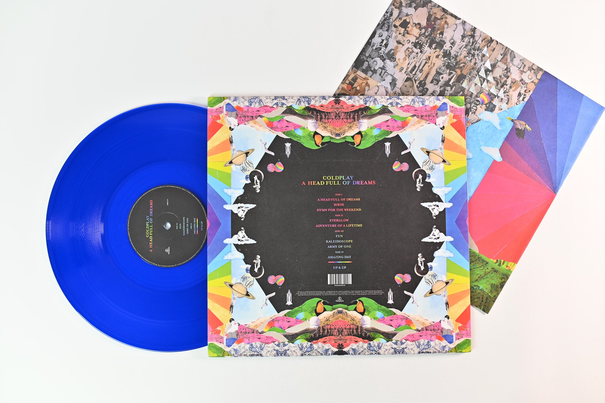 Coldplay - A Head Full Of Dreams on Parlophone Ltd. Pink & Blue Translucent