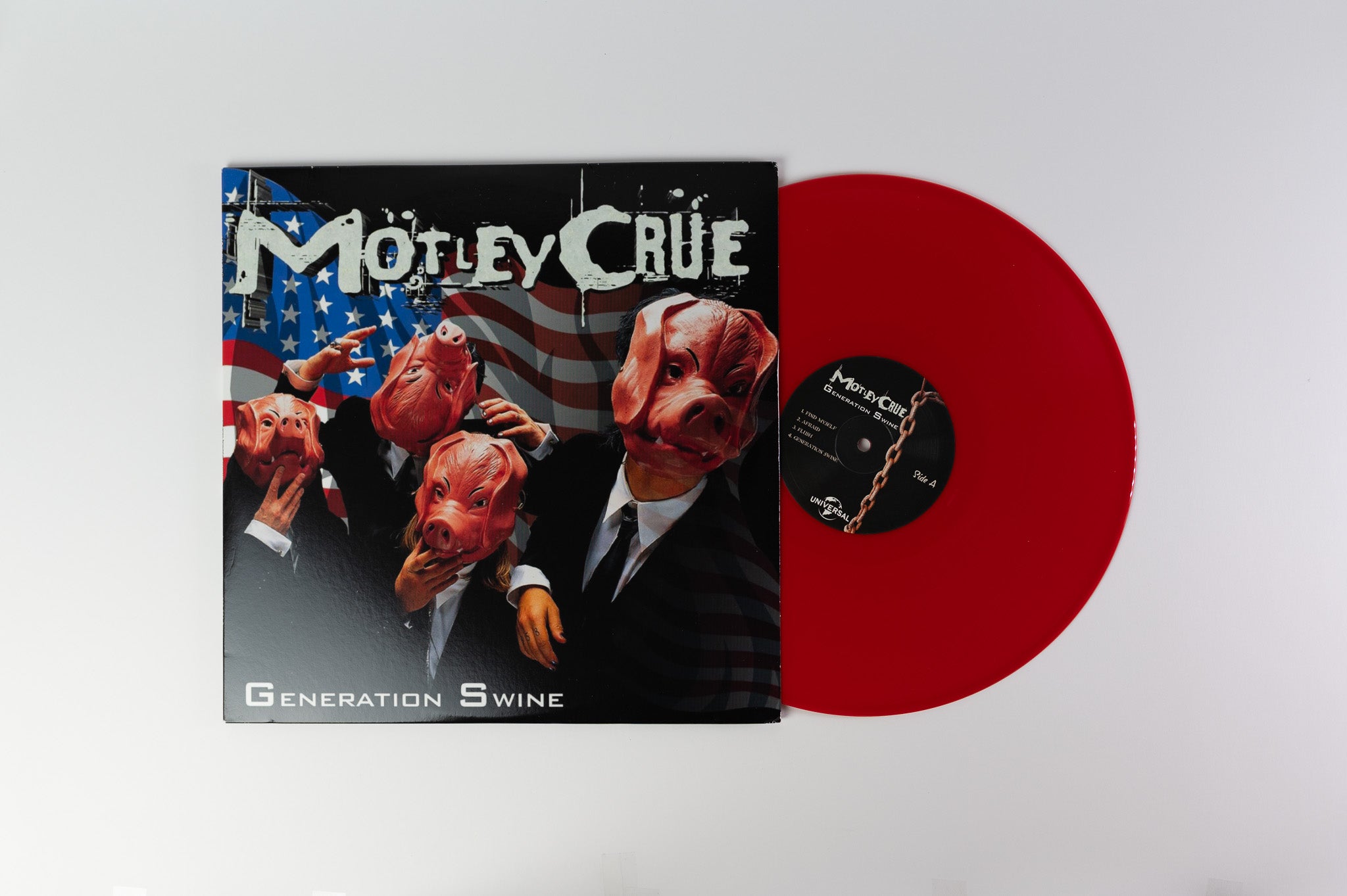 Mötley Crüe - Generation Swine Red & White Vinyl Unoffical