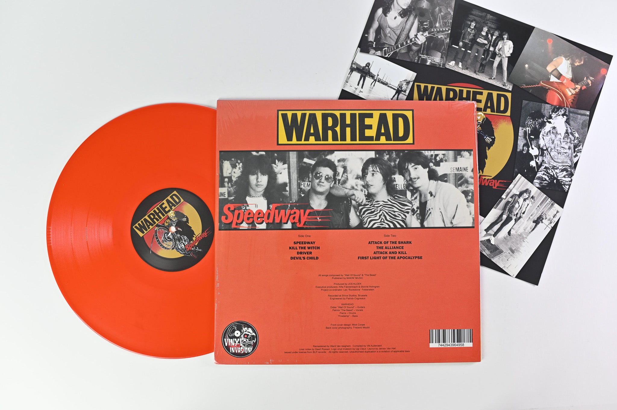 Warhead - Speedway on Vinyl Invasion Orange Vinyl Reissue