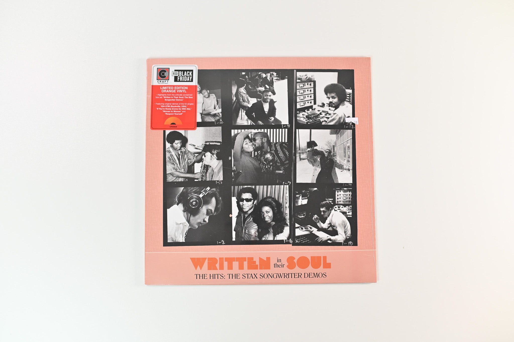 Various - Written In Their Soul (The Hits: The Stax Songwriter Demos) on Craft Recordings Stax RSD BF 2023 Ltd Orange Vinyl Sealed