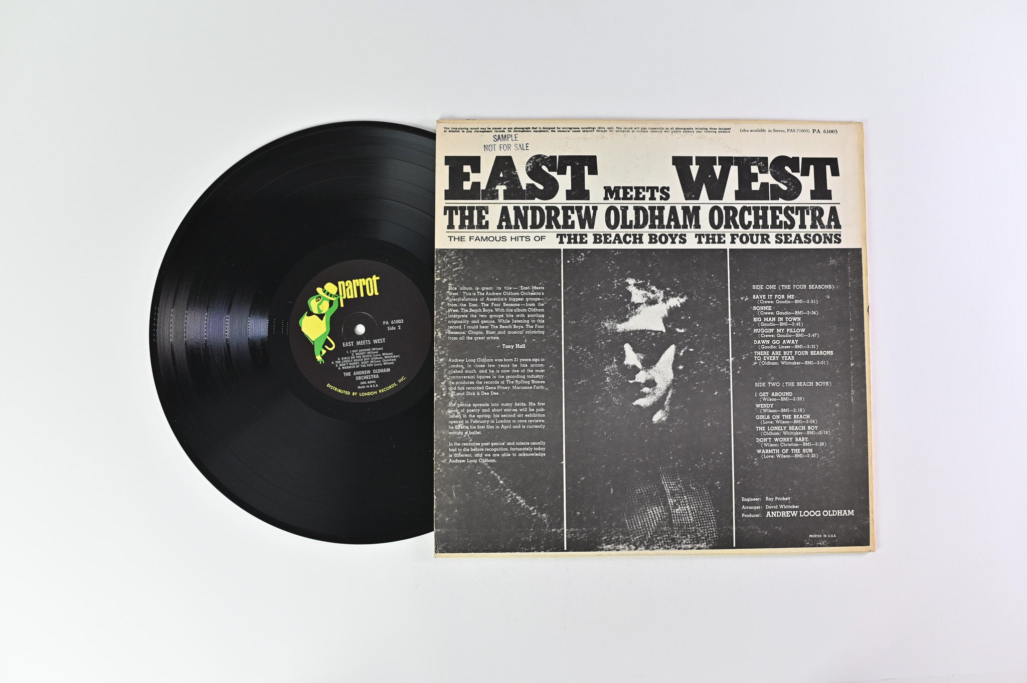 Andrew Loog Oldham Orchestra - East Meets West on Parrot Mono