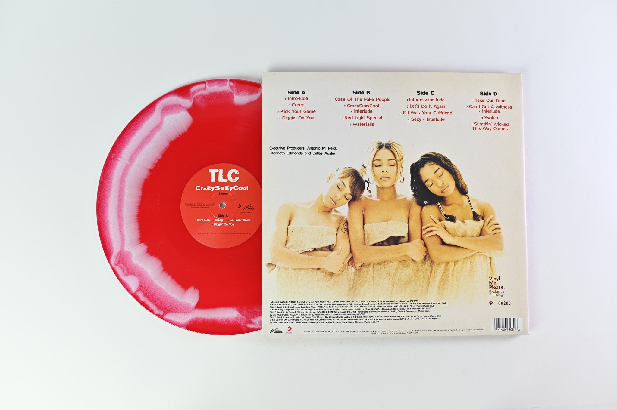 TLC - CrazySexyCool on LaFace Vinyl Me Please Ltd Numbered Red & White Reissue