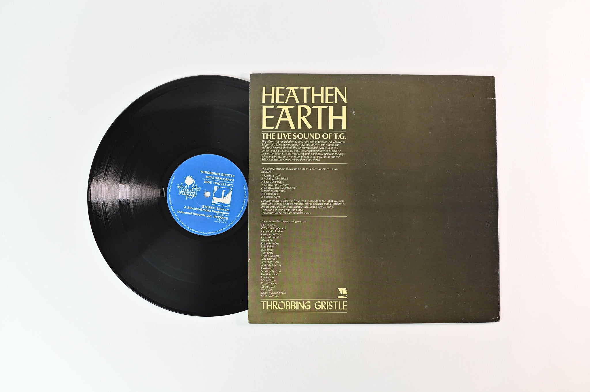 Throbbing Gristle - Heathen Earth on Industrial Records