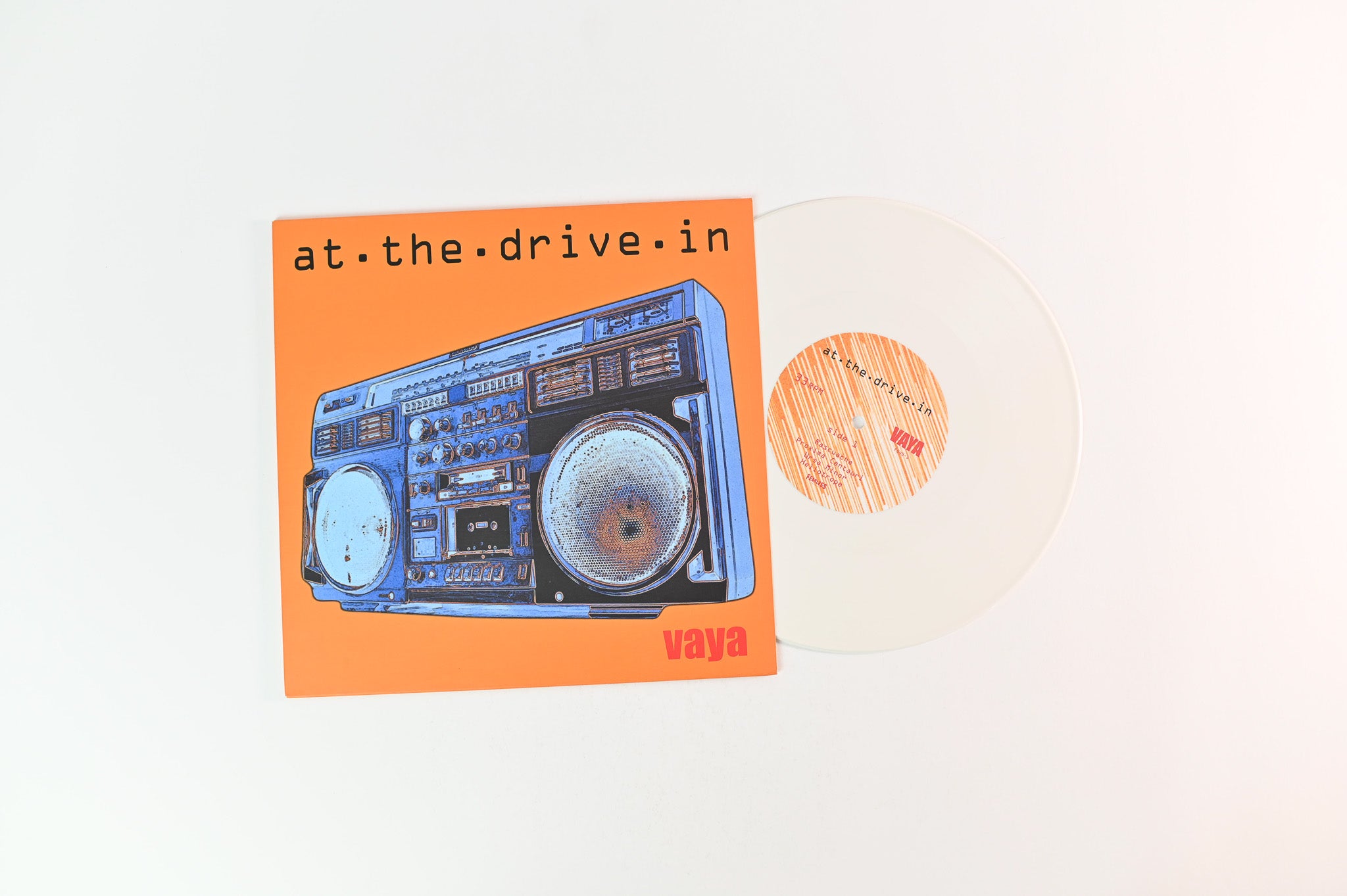 At The Drive-In - Vaya EP on Fearless Records White Vinyl Reissue