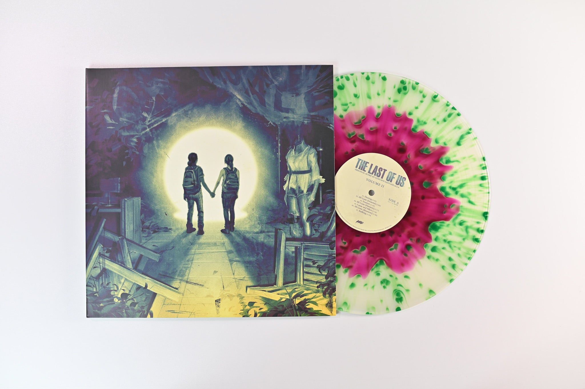 Gustavo Santaolalla - The Last Of Us (Original Score - Volume II) on Mondo Ltd Clear & Purple With Green Splatter