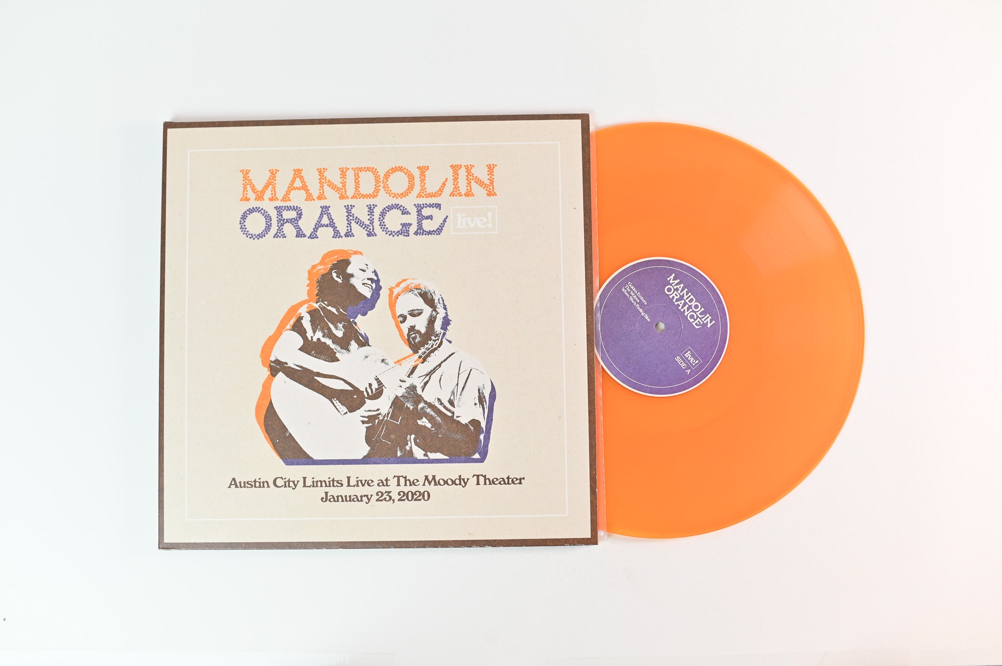 Mandolin Orange - Austin City Limits Live At The Moody Theater January 23, 2020 on Tiptoe Tiger Orange / Violet Vinyl