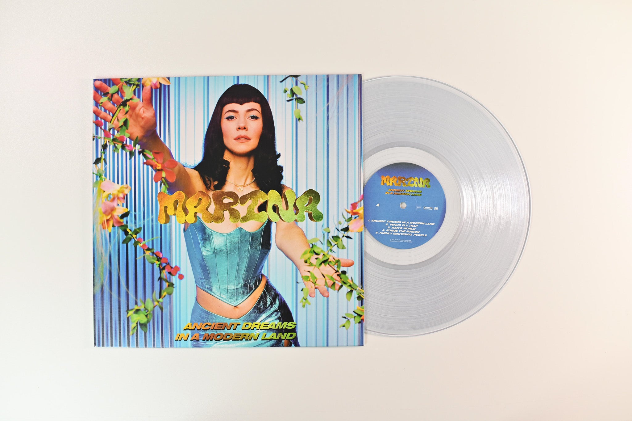 Marina - Ancient Dreams In A Modern Land on Atlantic Ltd Clear Vinyl