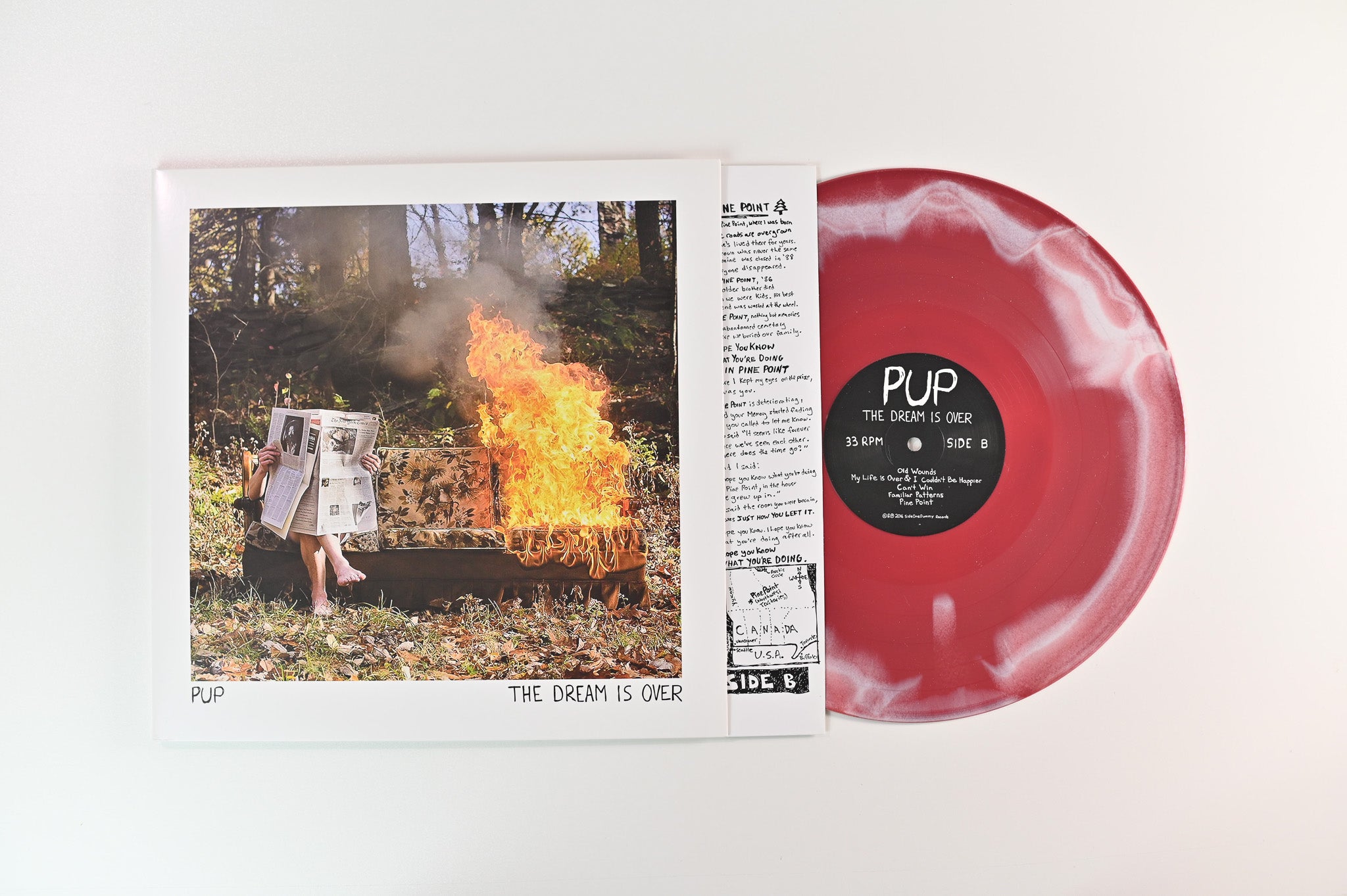 Pup - The Dream Is Over on SideOneDummy Bone/Oxblood Vinyl