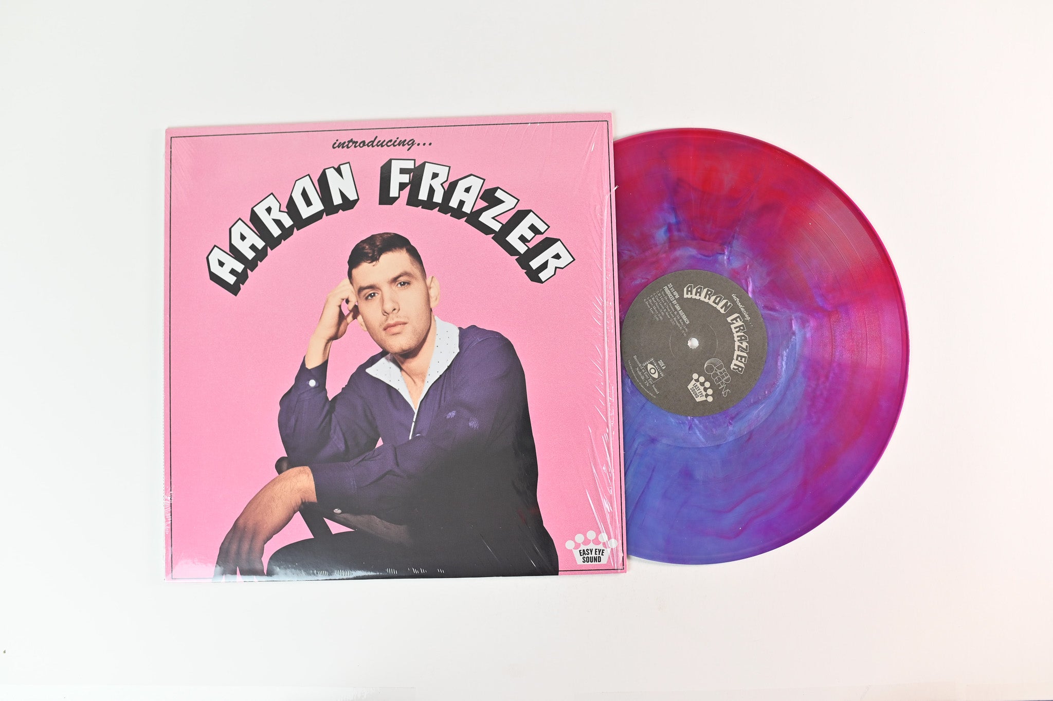 Aaron Frazer - Introducing... on Easy Eye Sound Purple & Blue Nebula Vinyl