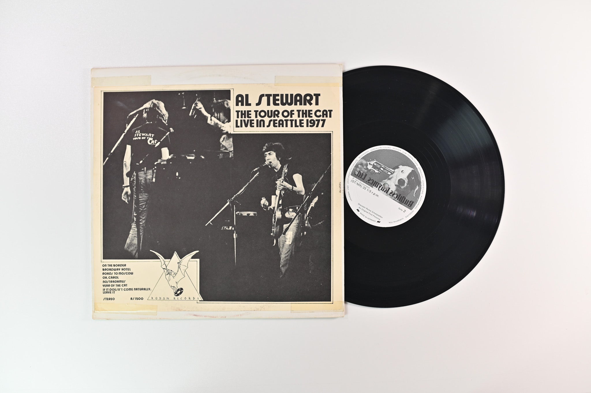 Al Stewart - The Tour Of The Cat Live In Seattle 1977 Unofficial Pressing