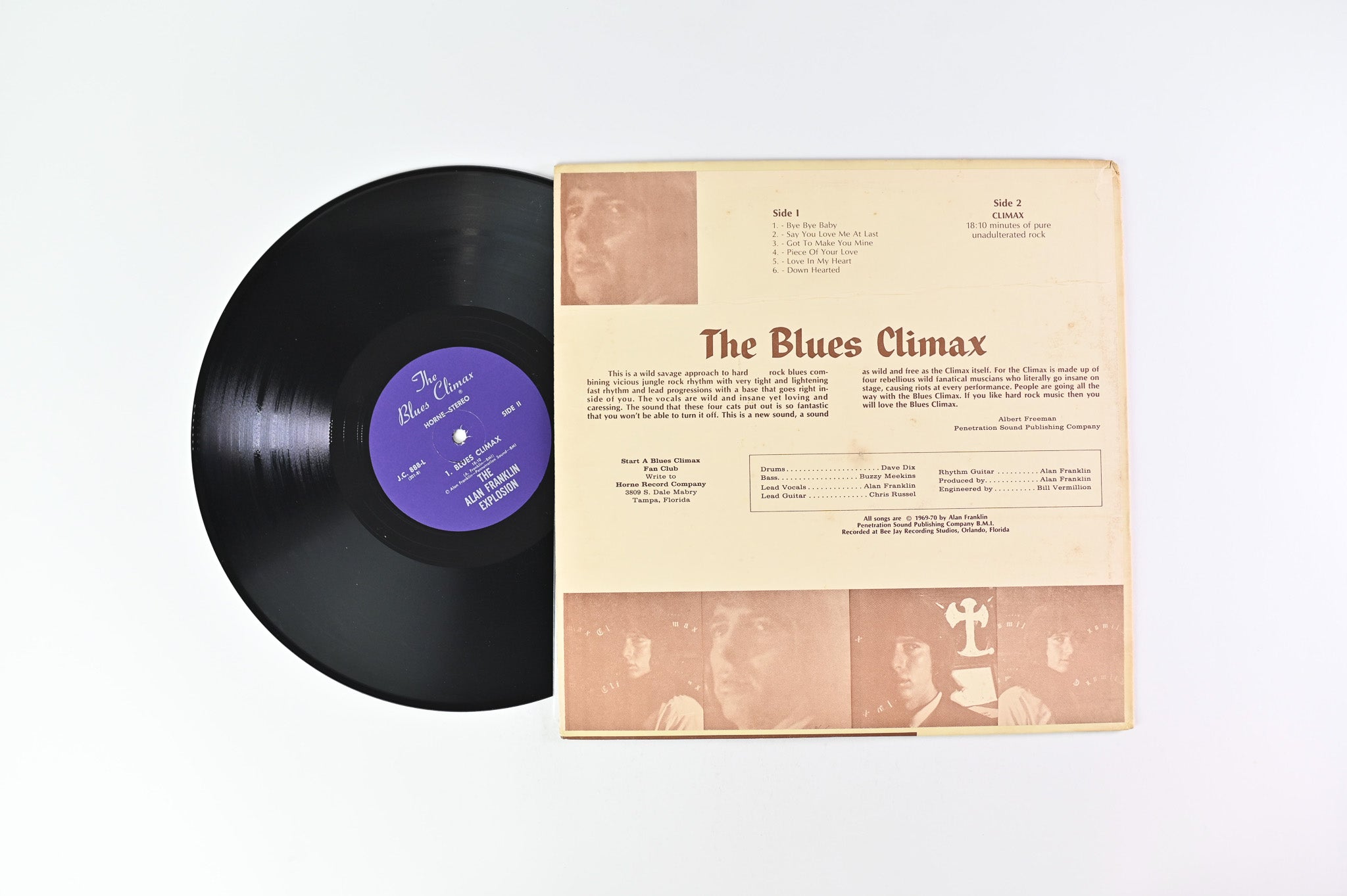 The Alan Franklin Explosion - The Blues Climax on Horne Records