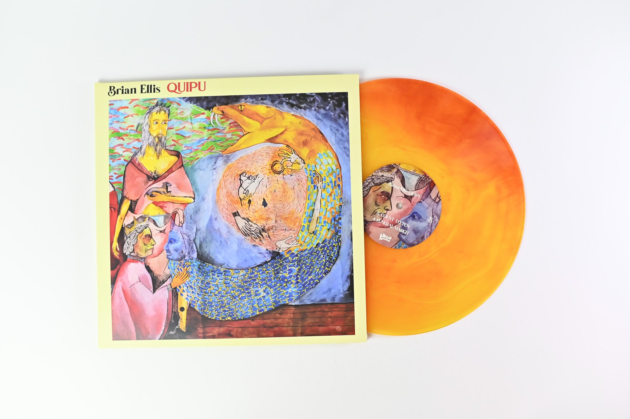 Brian Ellis - Quipu on Necio Ltd Yellow / Orange Vinyl Reissue