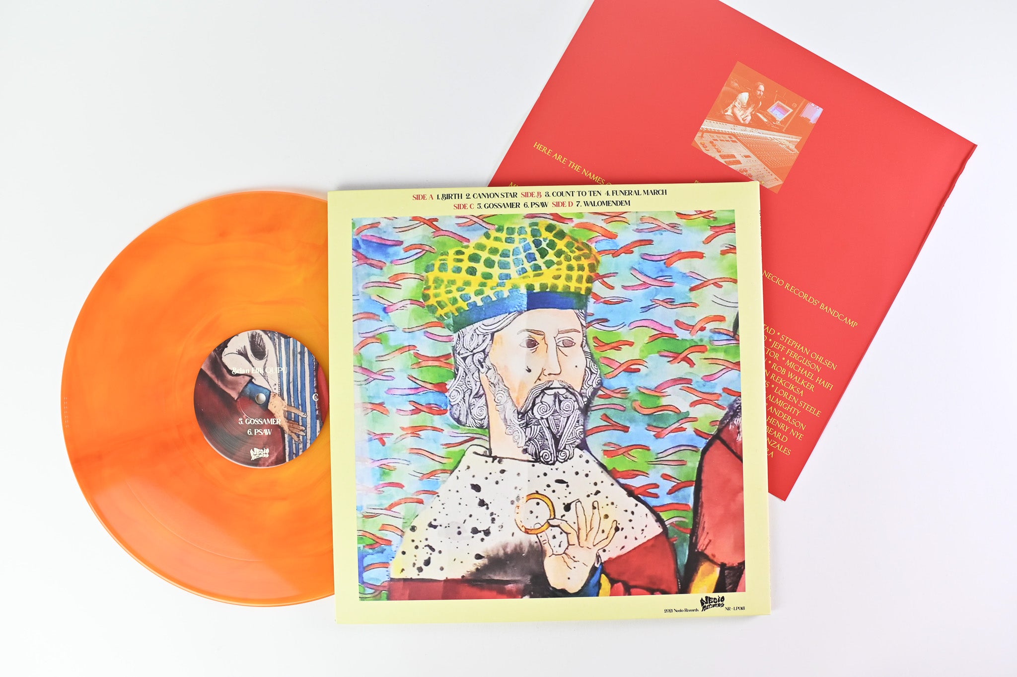 Brian Ellis - Quipu on Necio Ltd Yellow / Orange Vinyl Reissue