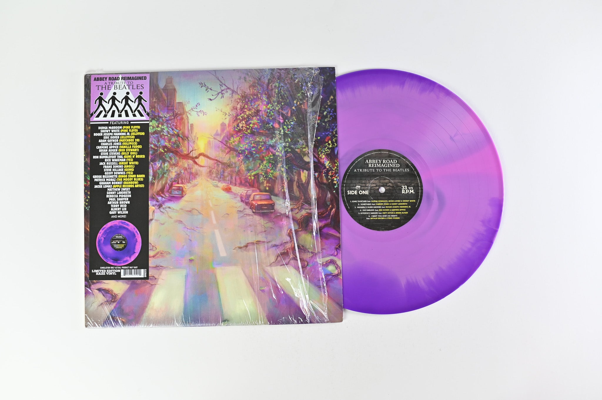 Various - Abbey Road Reimagined: A Tribute To the Beatles on Cleopatra Ltd Purple Haze Vinyl