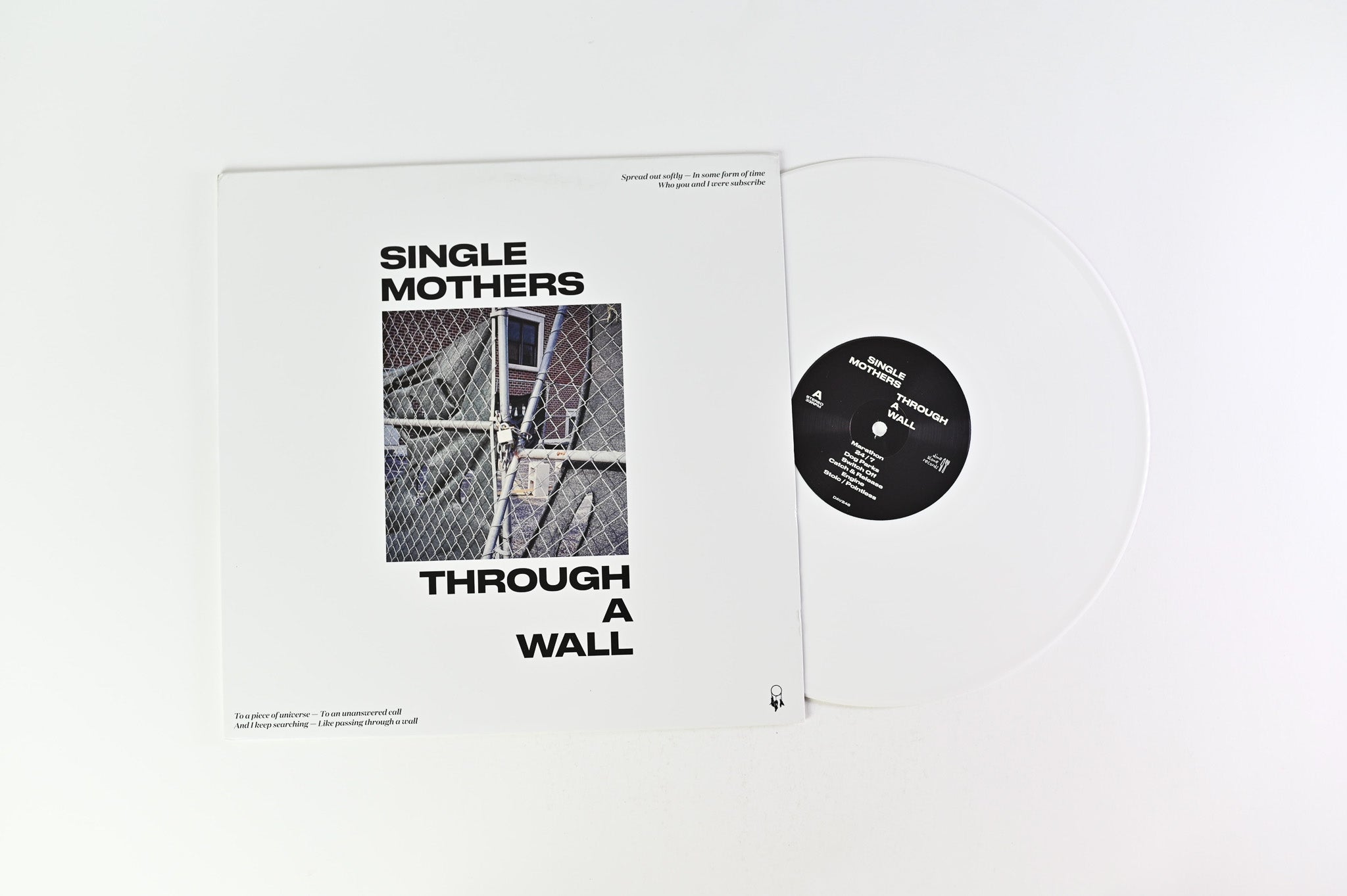 Single Mothers - Through A Wall on Dine Alone Ltd White Vinyl