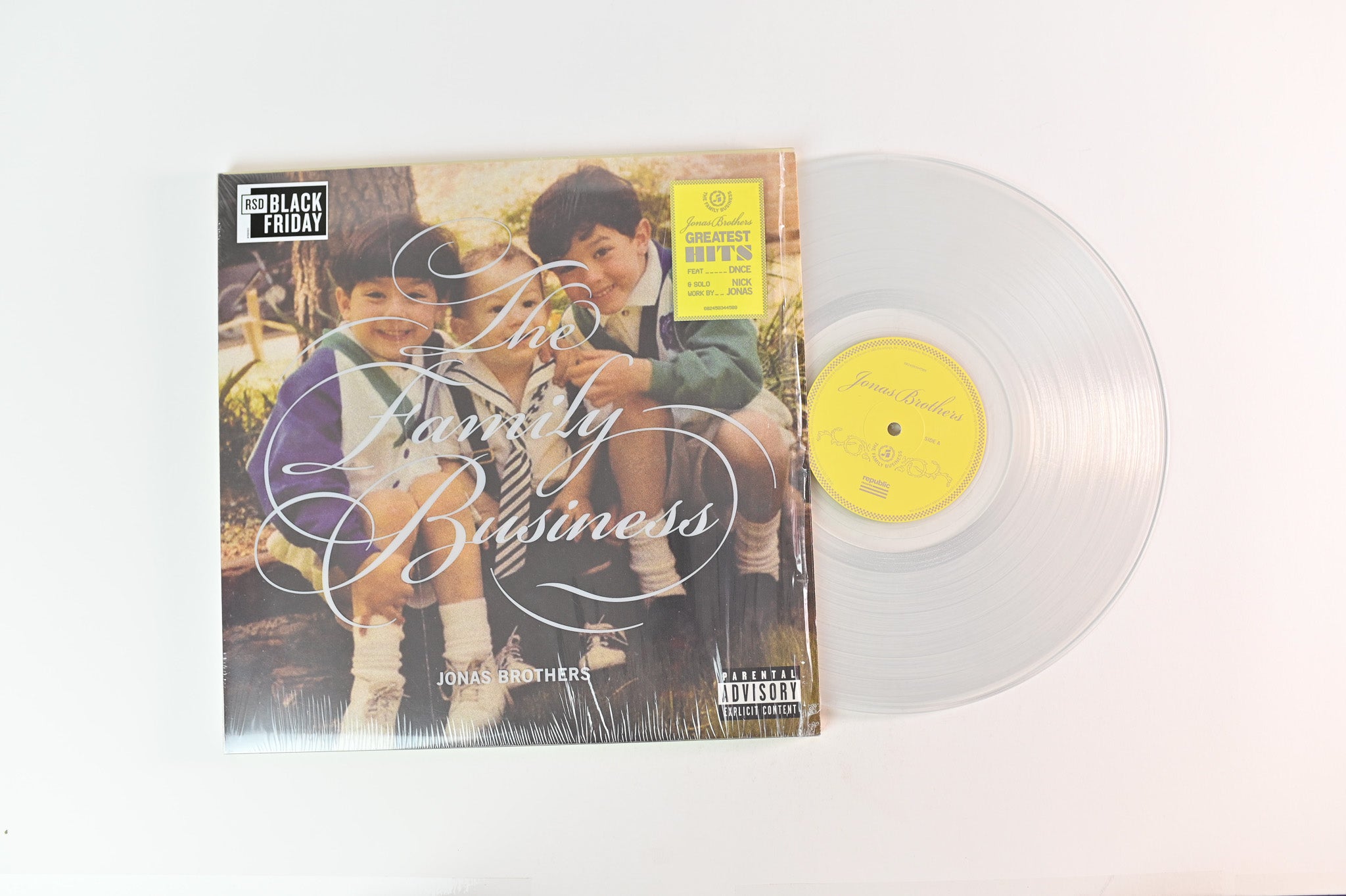 Jonas Brothers - The Family Business on Republic RSD BF 2023 Clear Vinyl