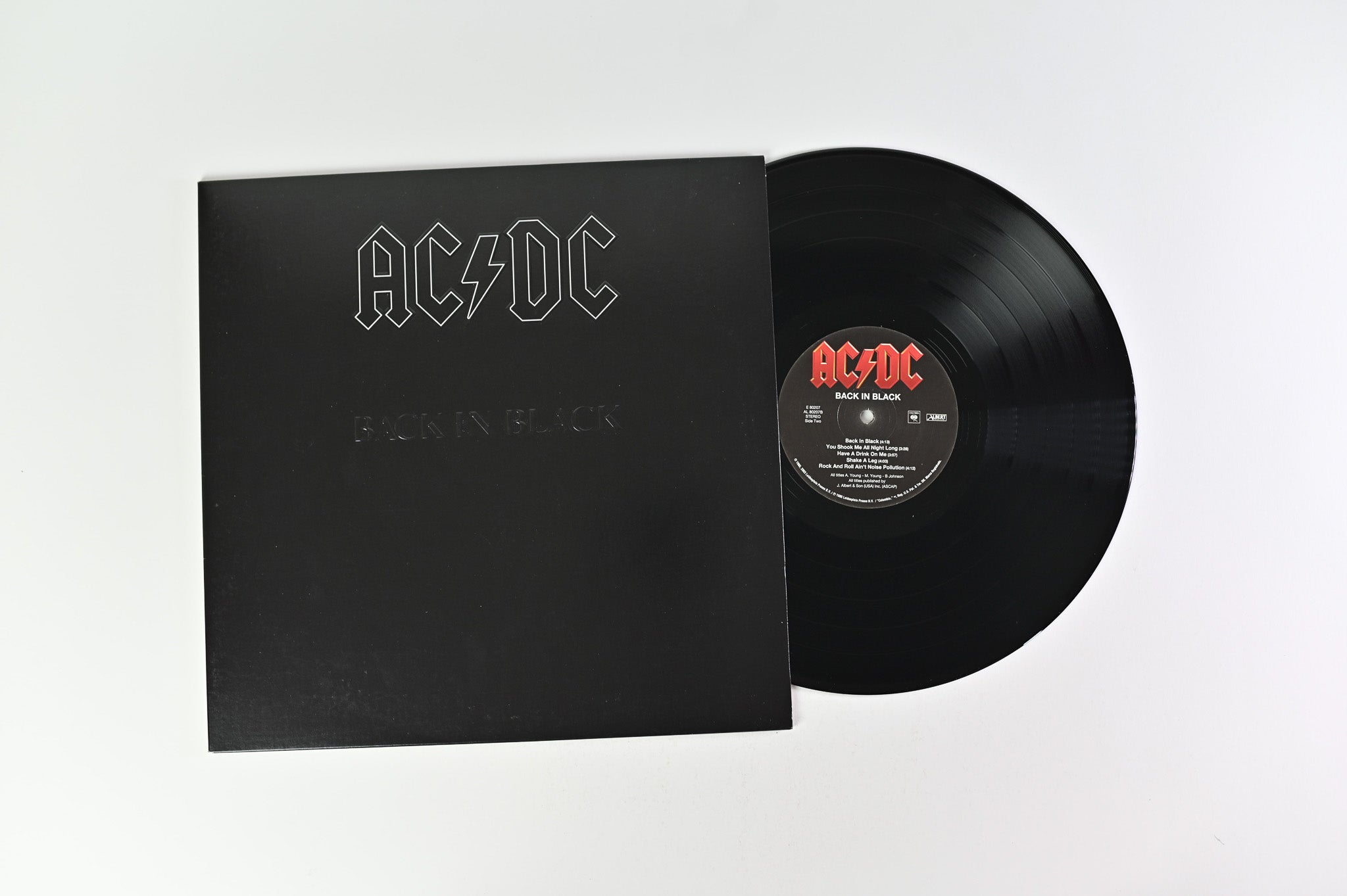 AC/DC - Back In Black on Columbia Albert Productions Reissue