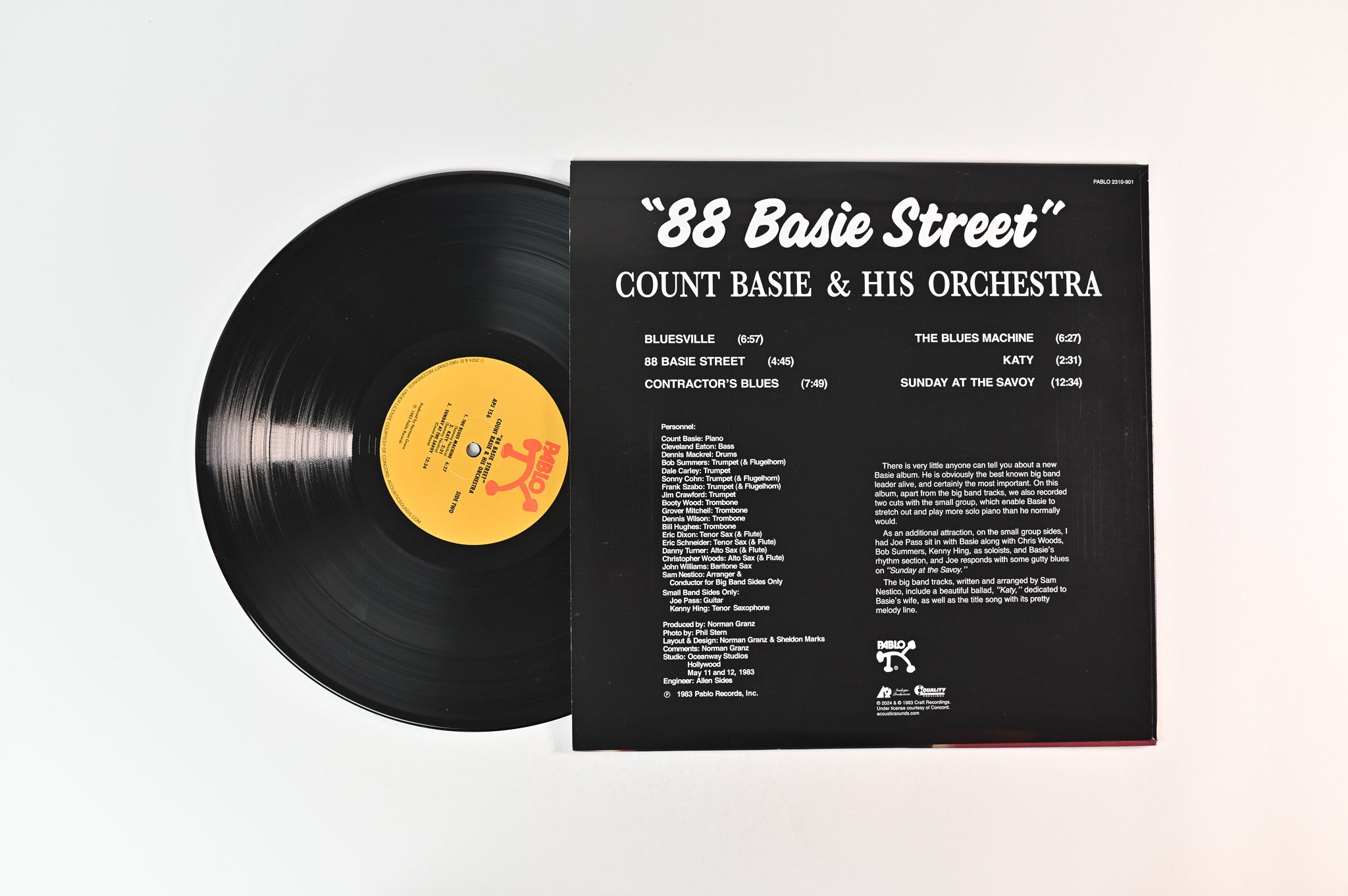 Count Basie Orchestra - 88 Basie Street on Analogue Productions Pablo Series 180 Gram Reissue