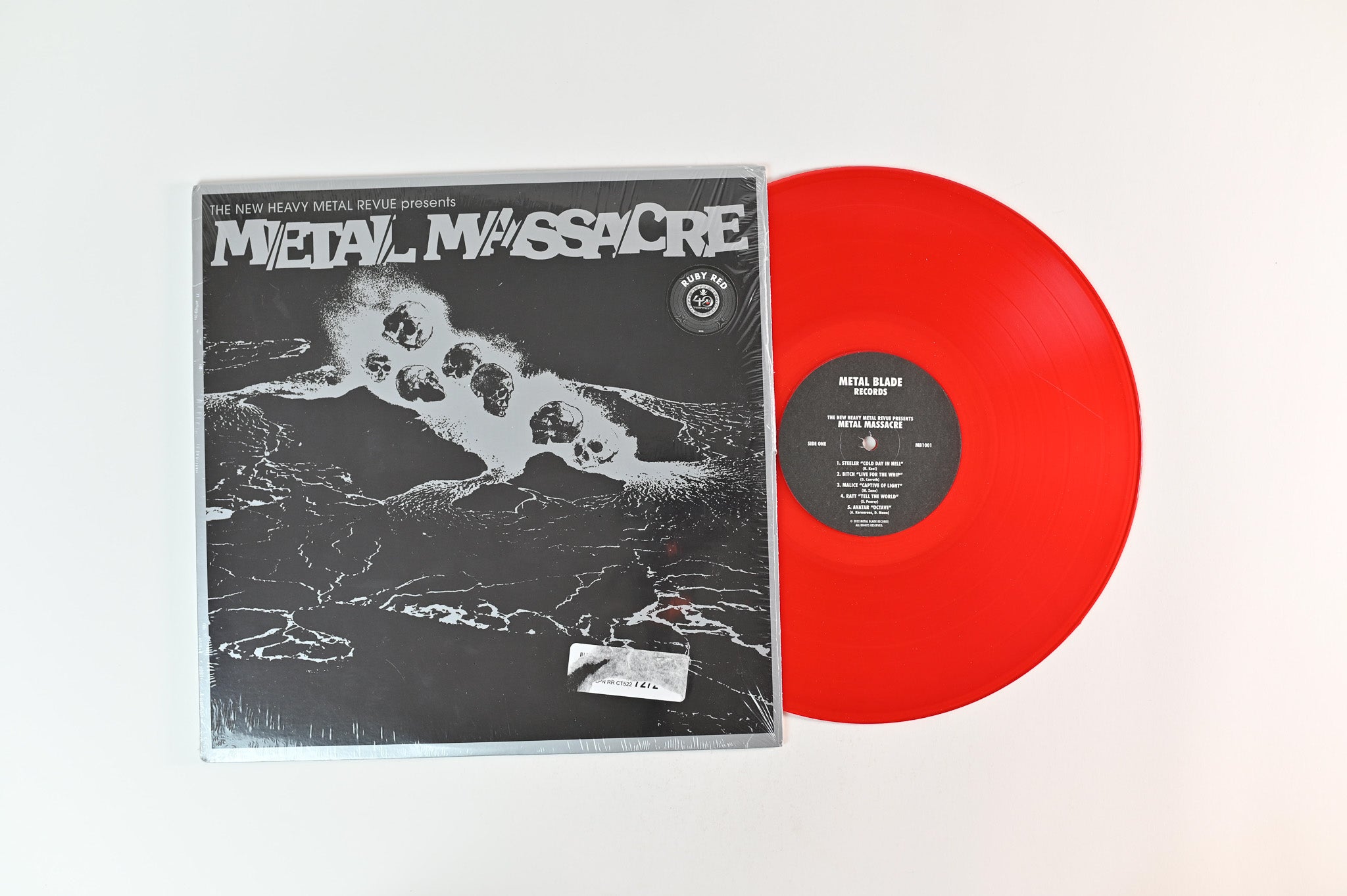 Various - Metal Massacre on Metal Blade Ltd Ruby Red Reissue