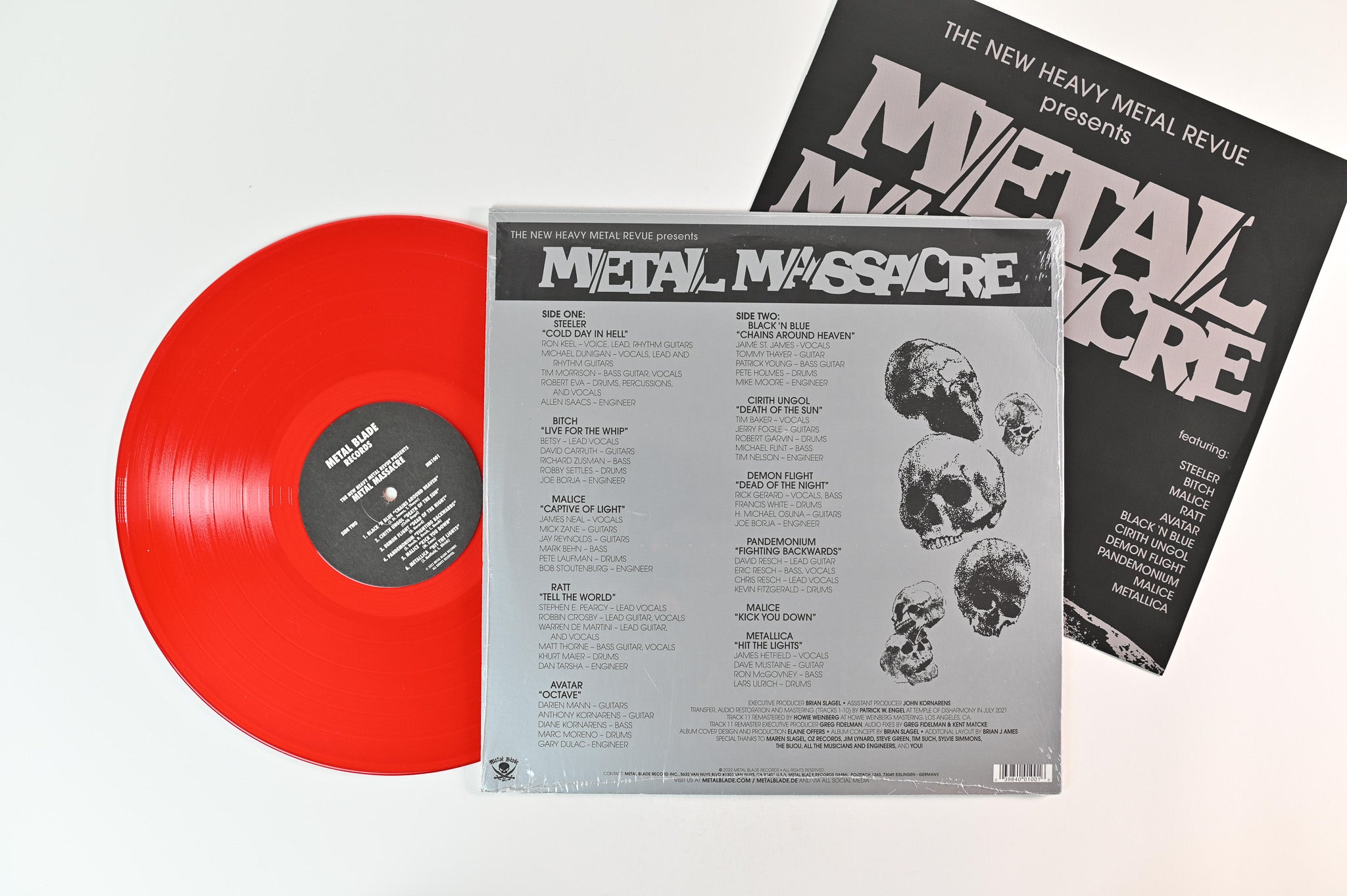 Various - Metal Massacre on Metal Blade Ltd Ruby Red Reissue