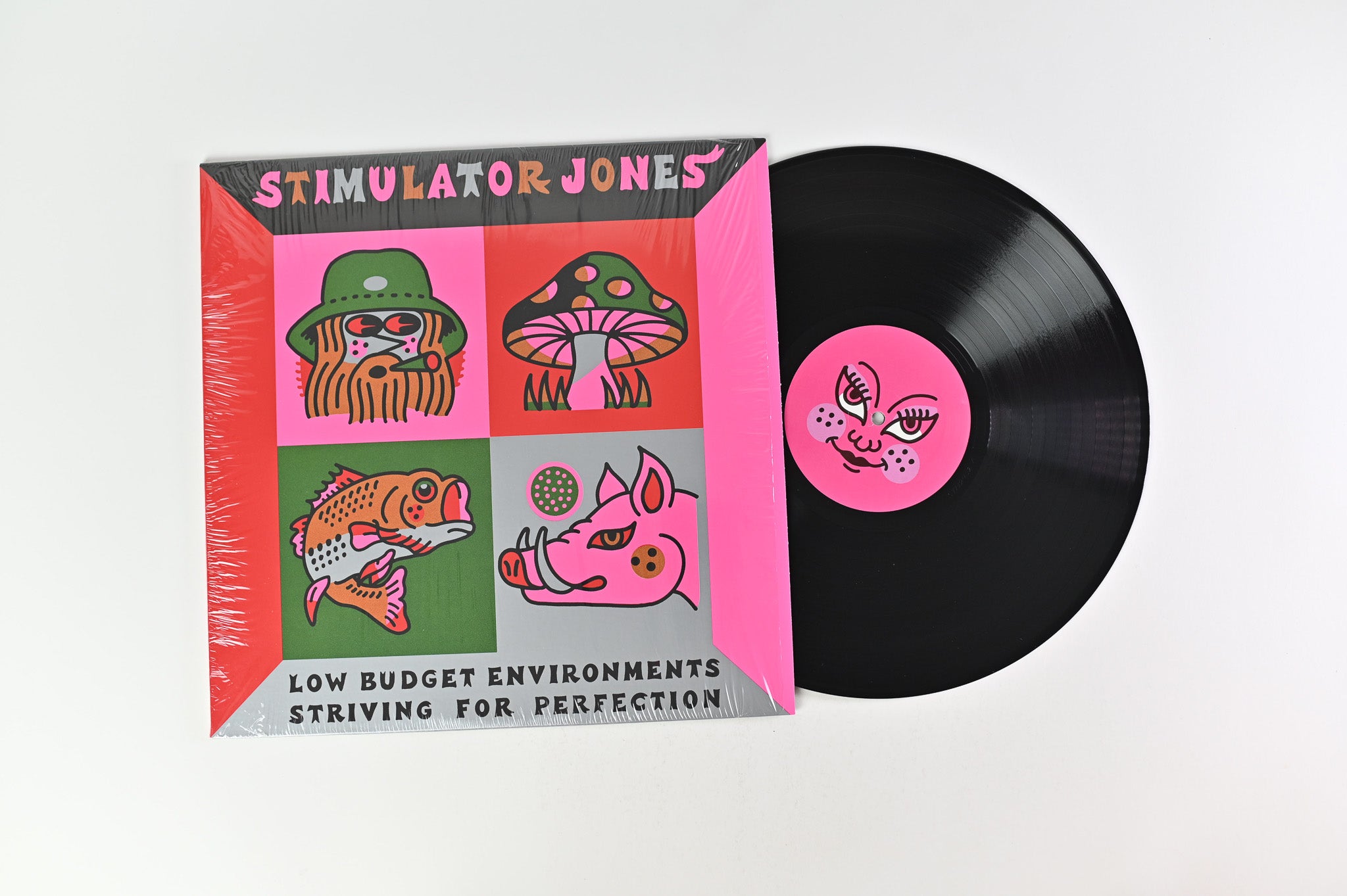 Stimulator Jones - Low Budget Environments Striving For Perfection on Stones Throw Records