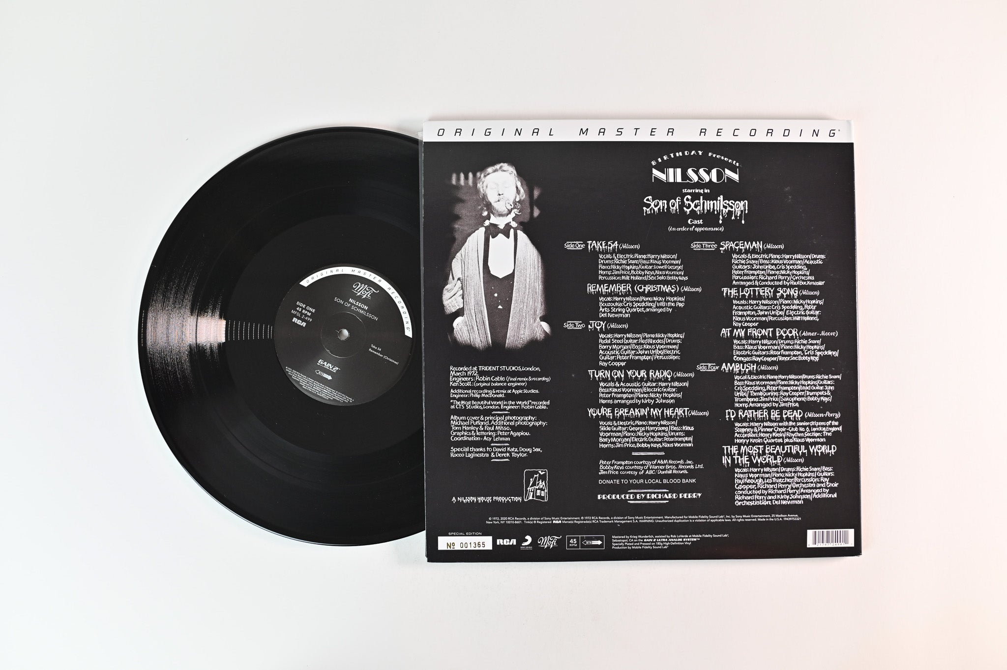 Harry Nilsson - Son Of Schmilsson Mobile Fidelity Sound Lab Ltd Numbered 45 RPM Reissue