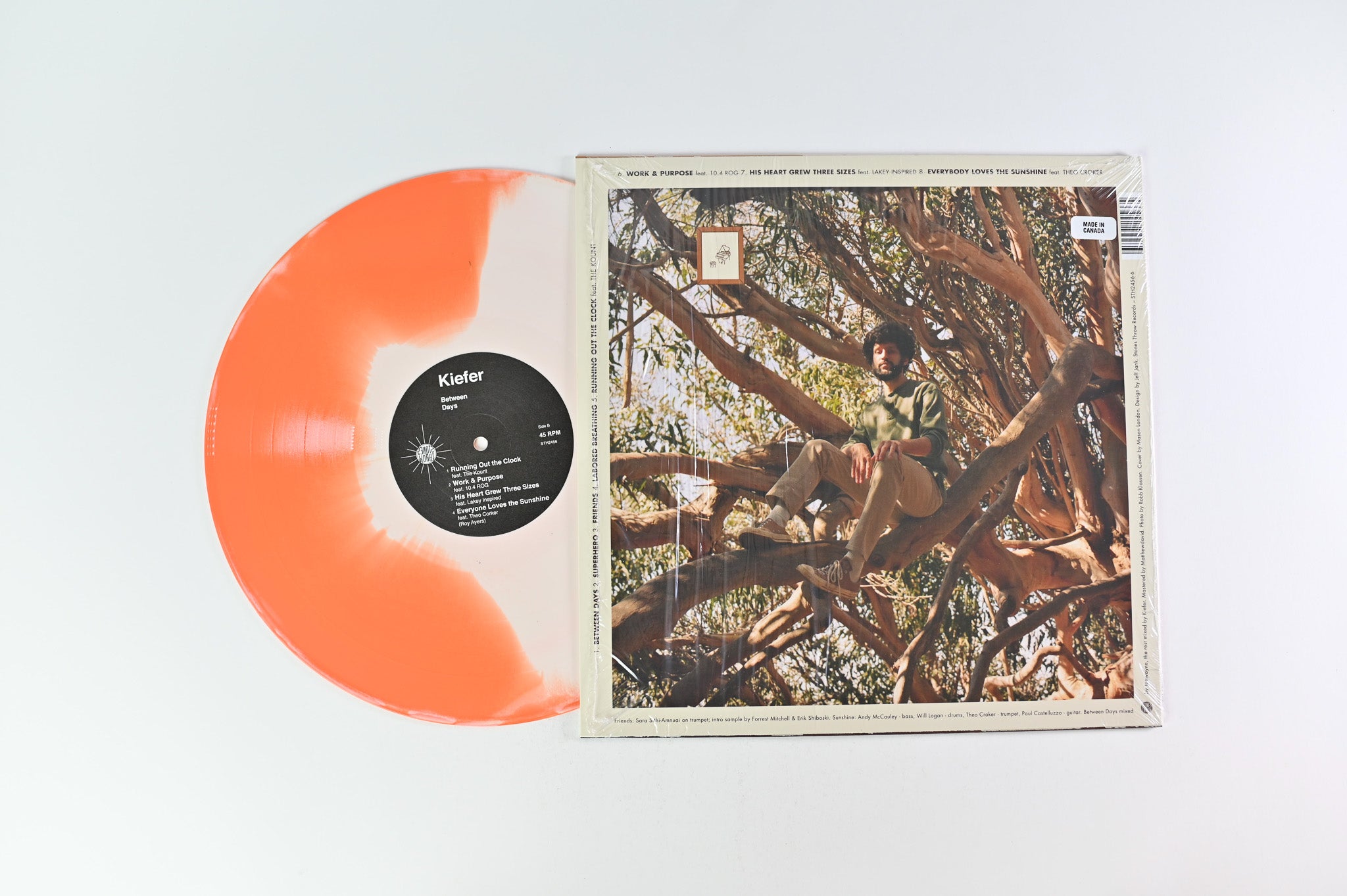 Kiefer Shackelford - Between Days on Stones Throw Records - Colored Vinyl